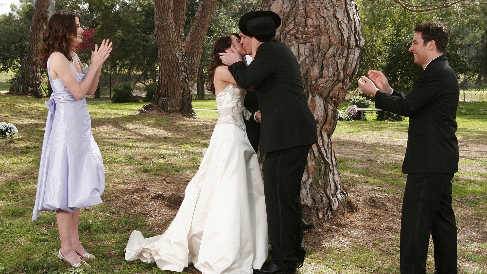 Wedding ceremony with Josh Radnor HD Wallpaper