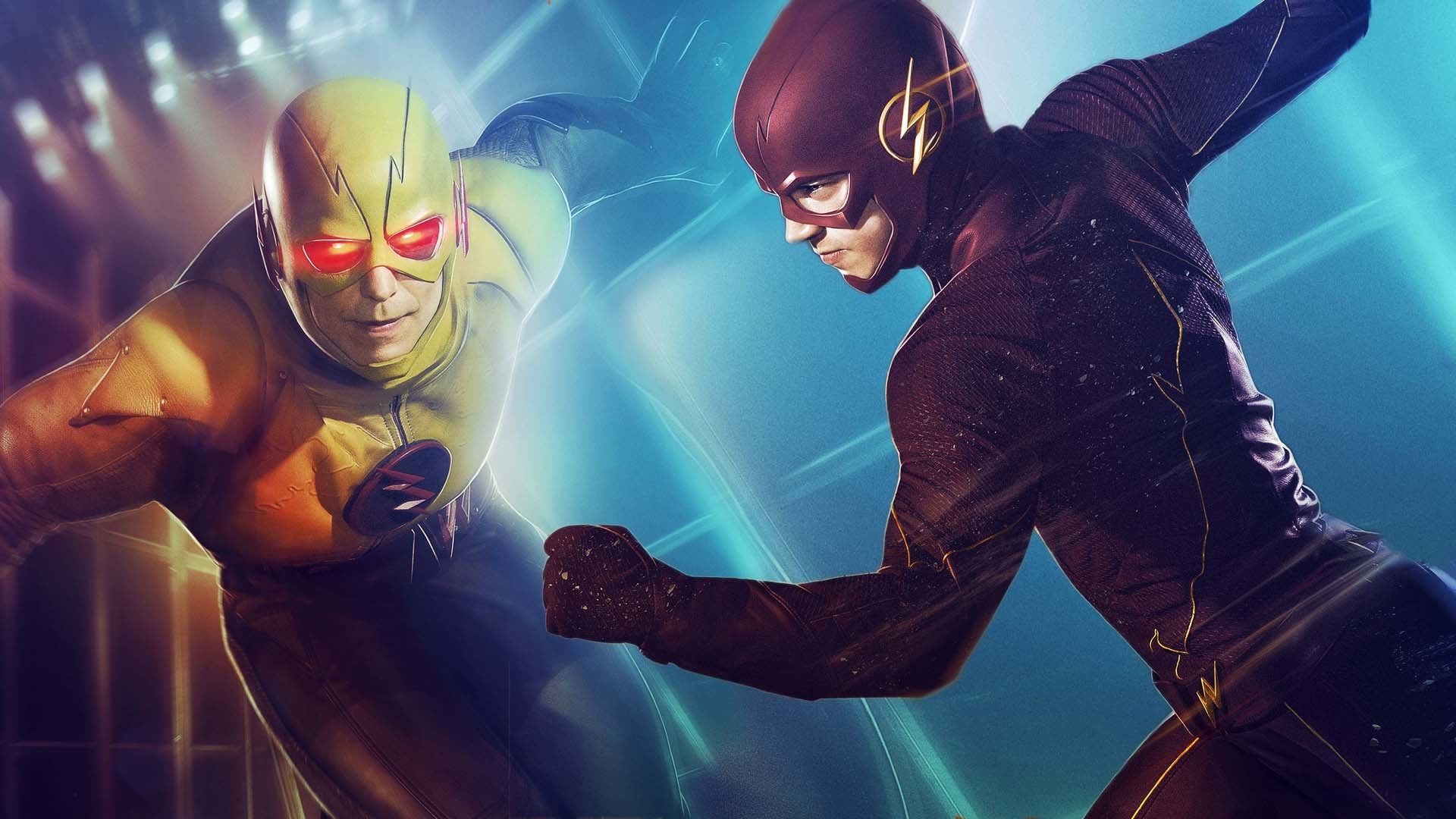 The Flash and Reverse-Flash from DC Comics HD Wallpaper