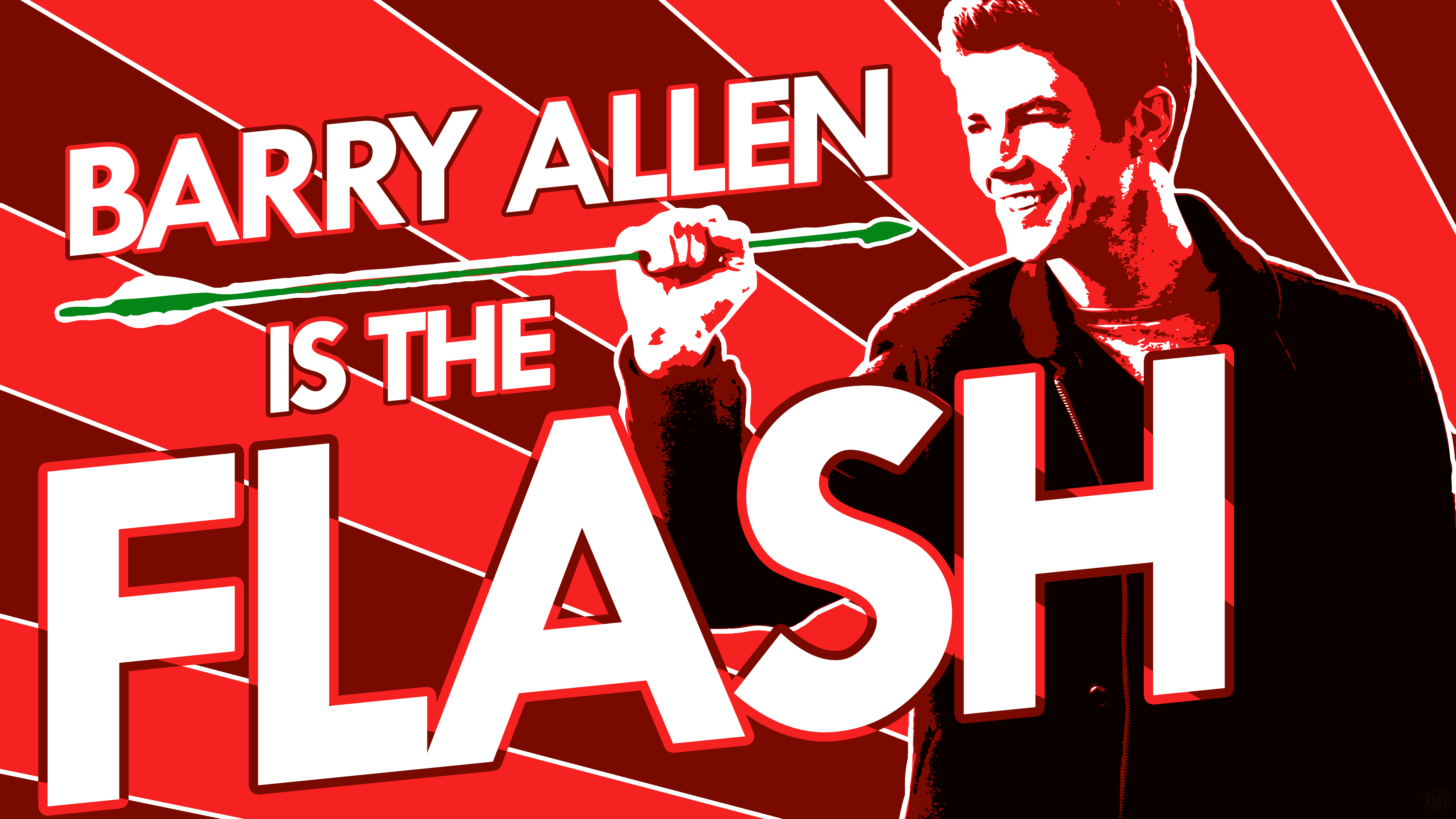 Barry Allen is The Flash from DC Comics HD Wallpaper