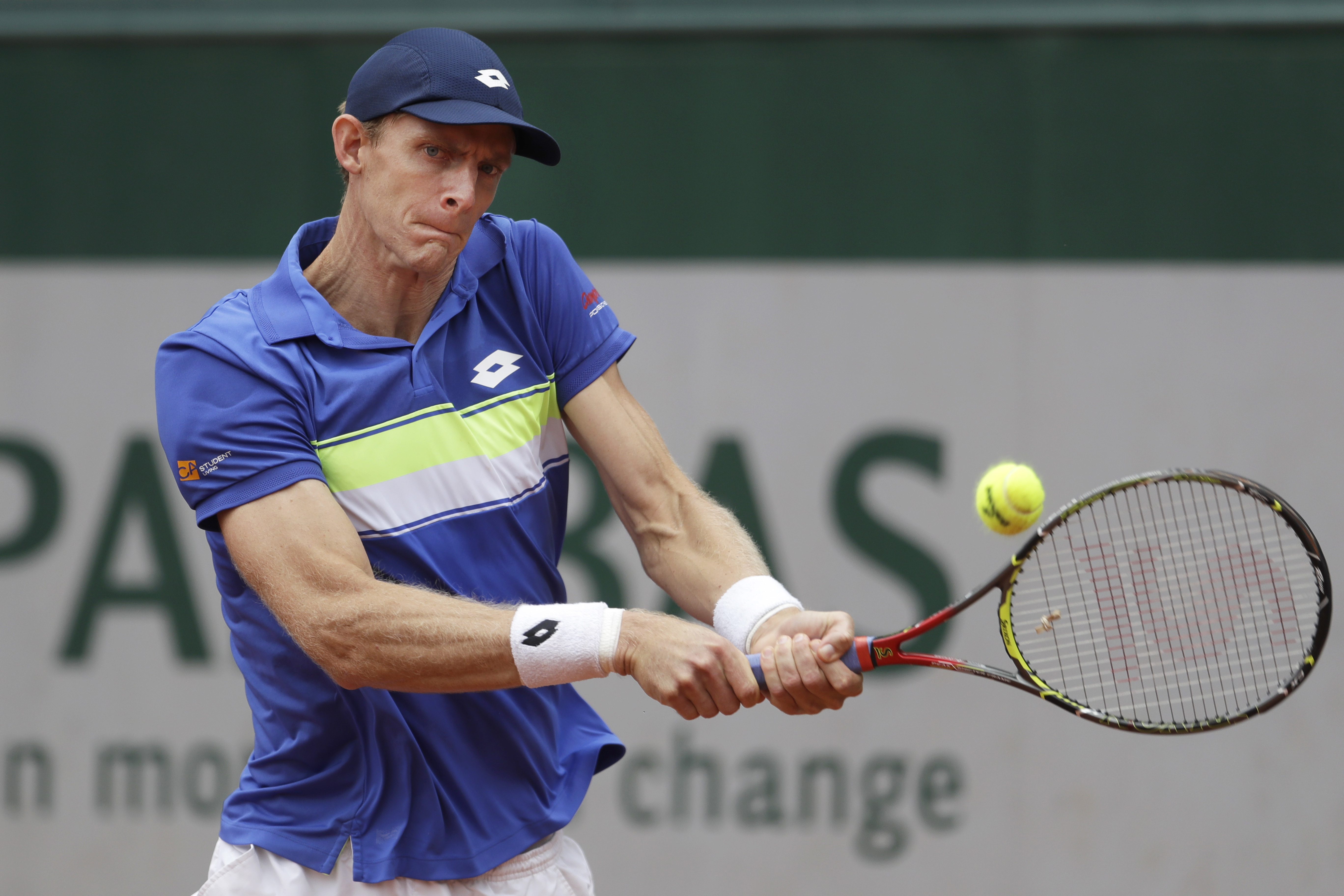Kevin Anderson playing tennis HD Wallpaper