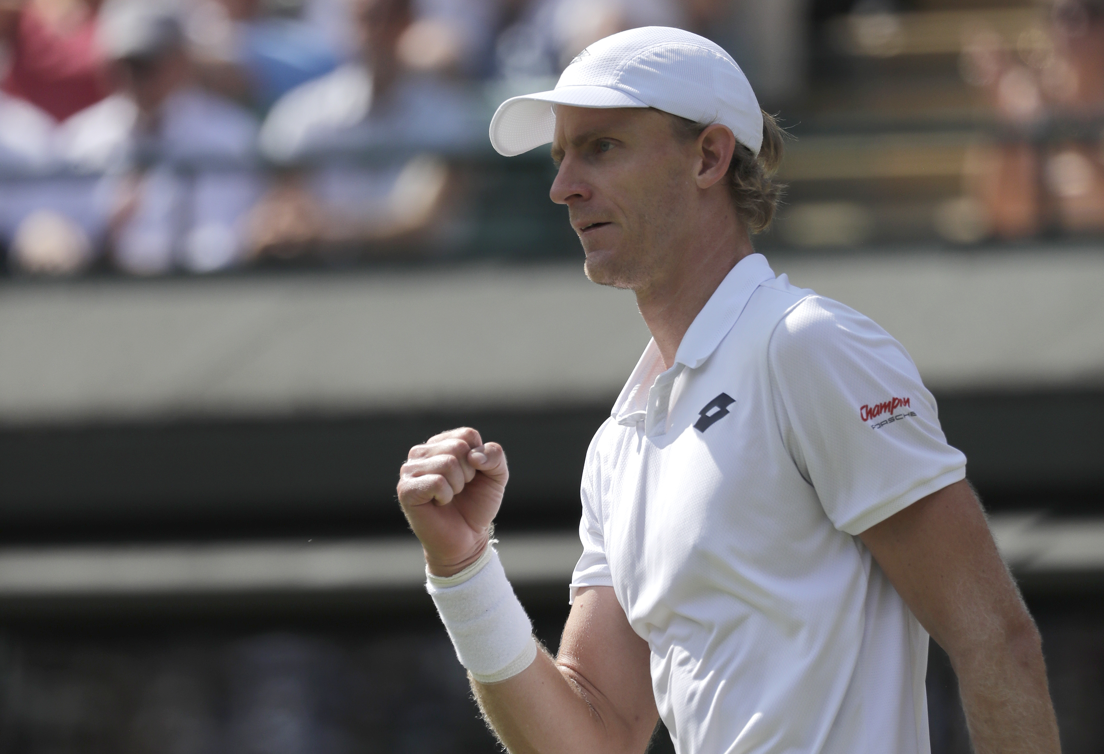 Kevin Anderson playing tennis HD Wallpaper