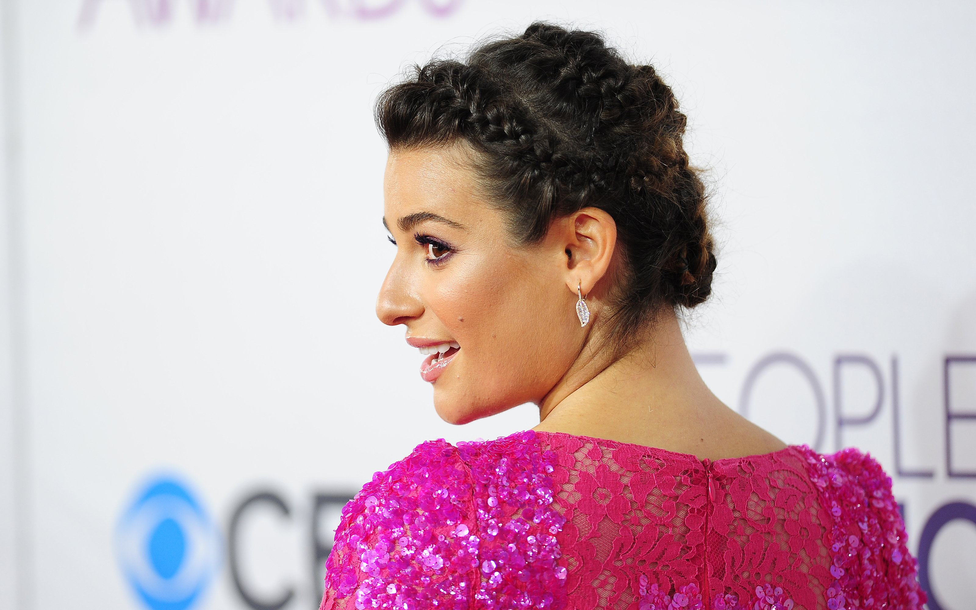 Lea Michele at People's Choice Awards HD Wallpaper