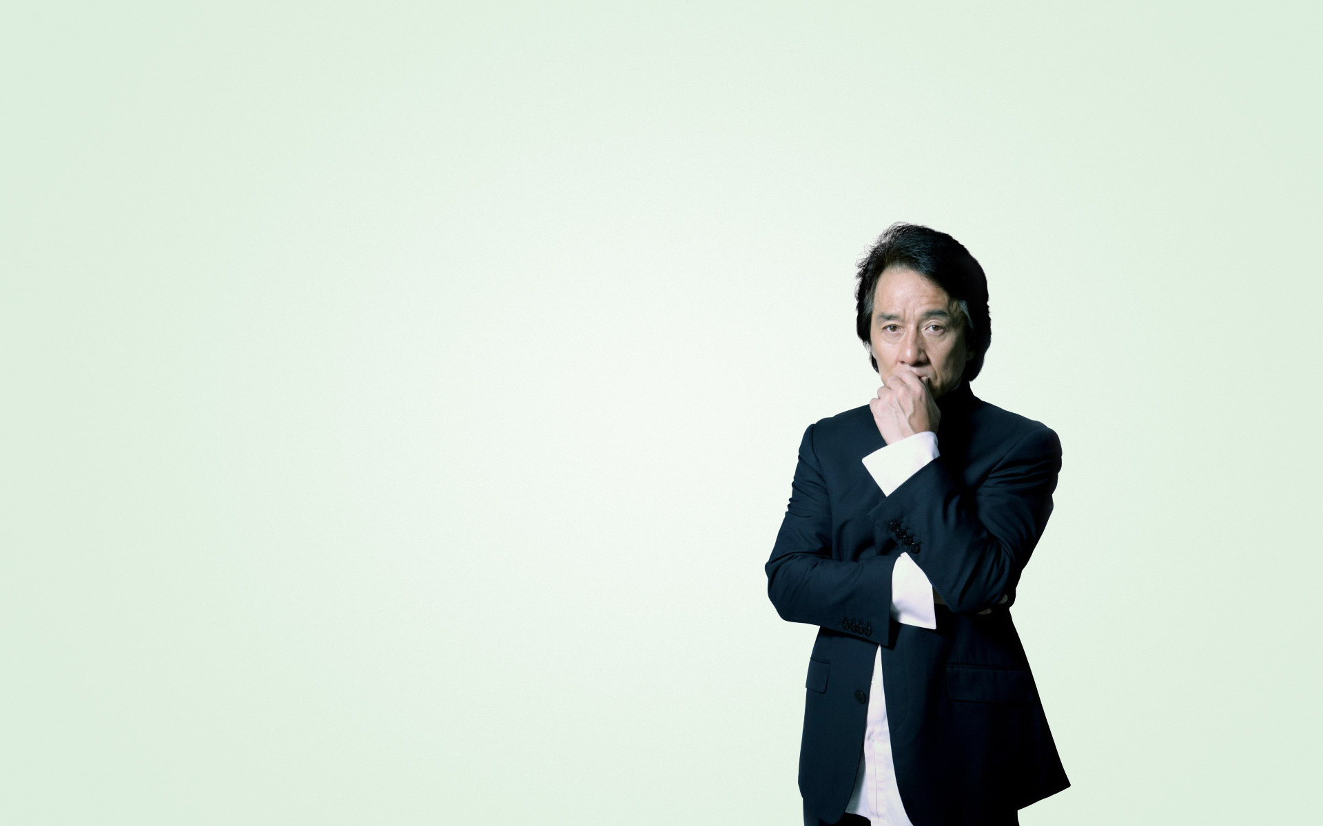 Jackie Chan in a suit HD Wallpaper