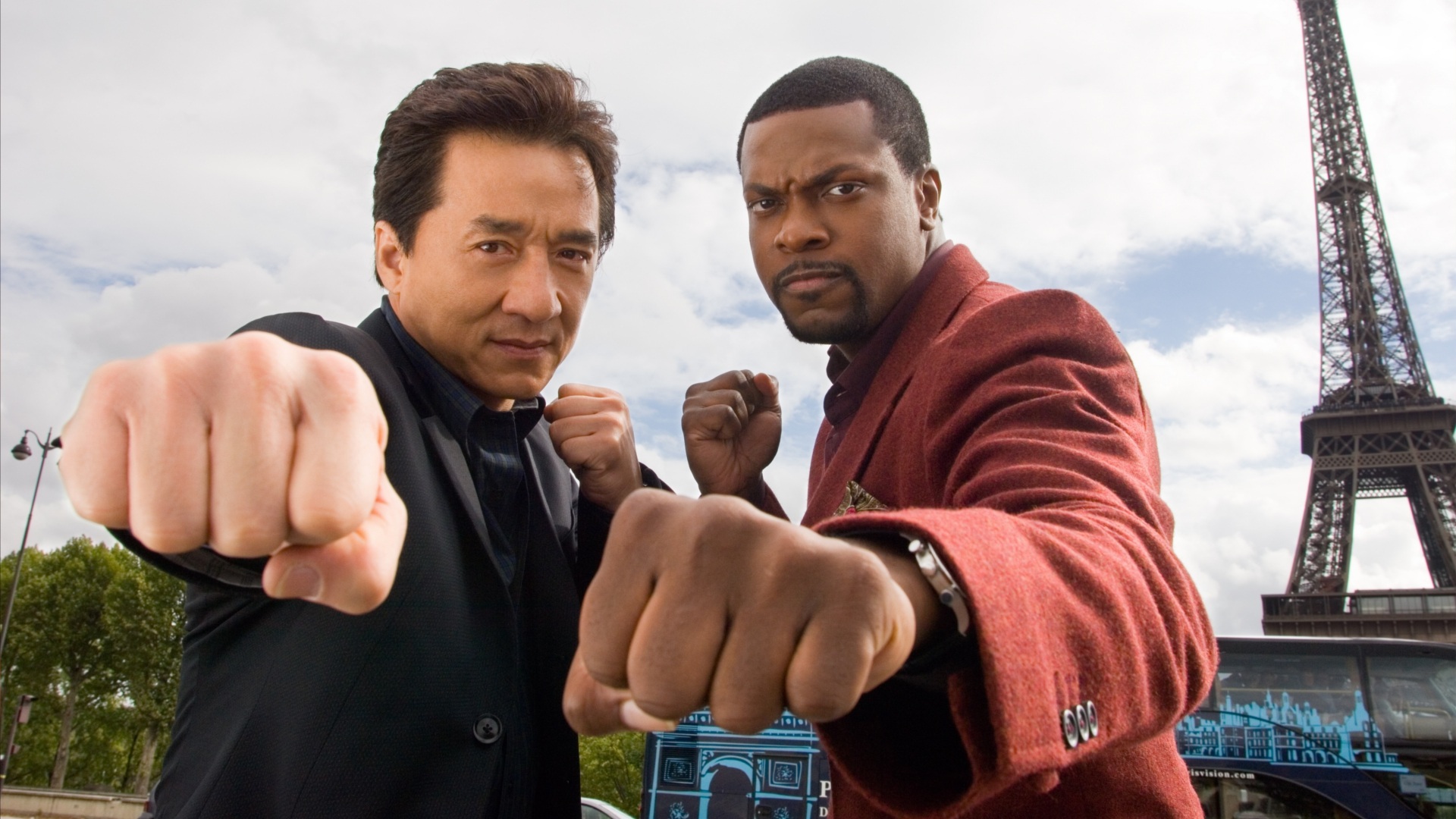 Jackie Chan and Chris Tucker in Paris HD Wallpaper