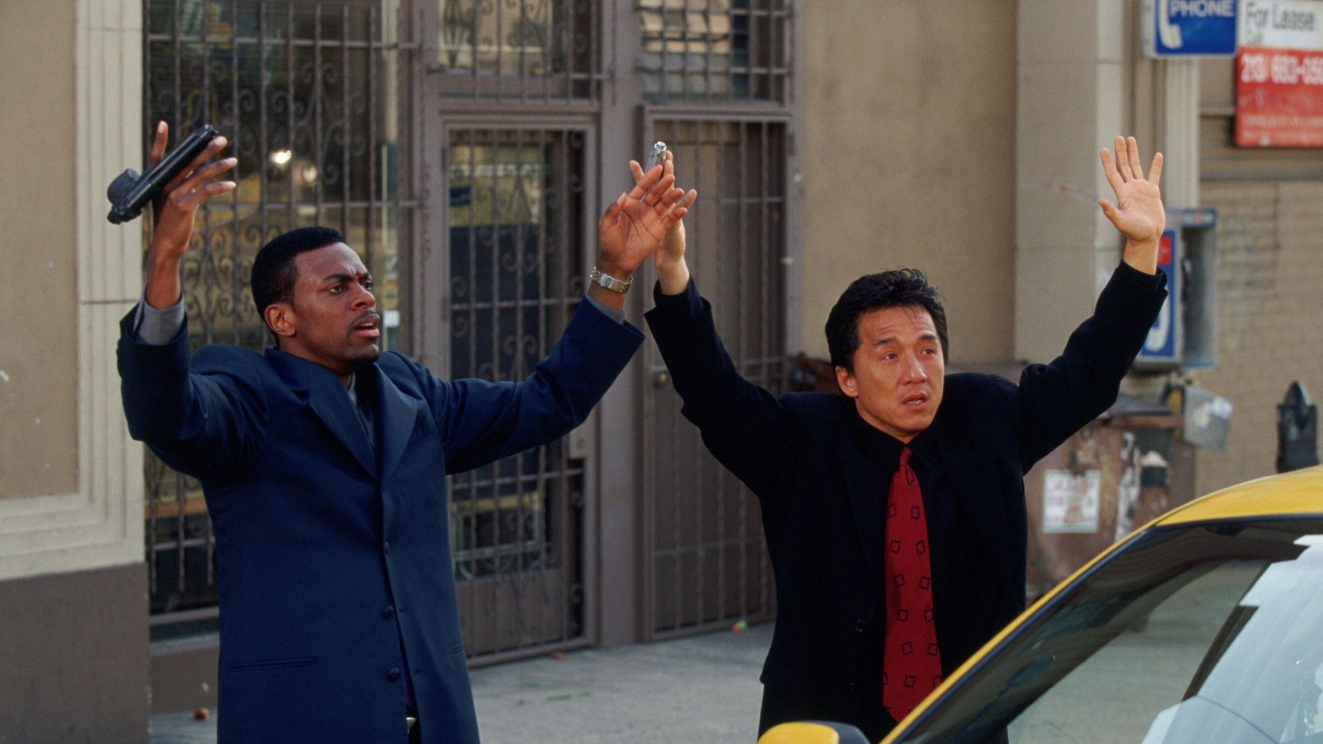Jackie Chan and Chris Tucker in Rush Hour HD Wallpaper