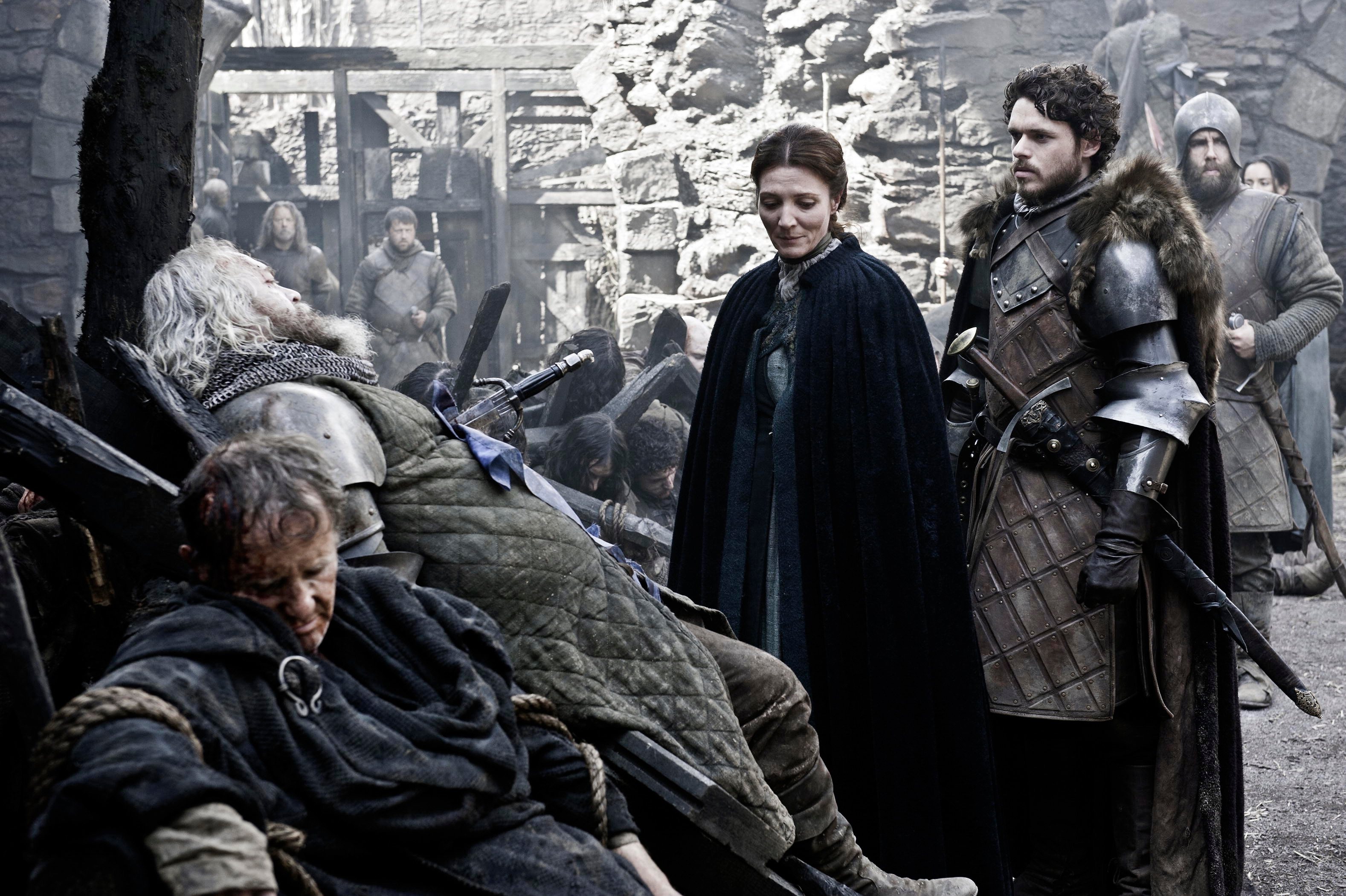 Catelyn Stark and Robb Stark from Game of Thrones HD Wallpaper