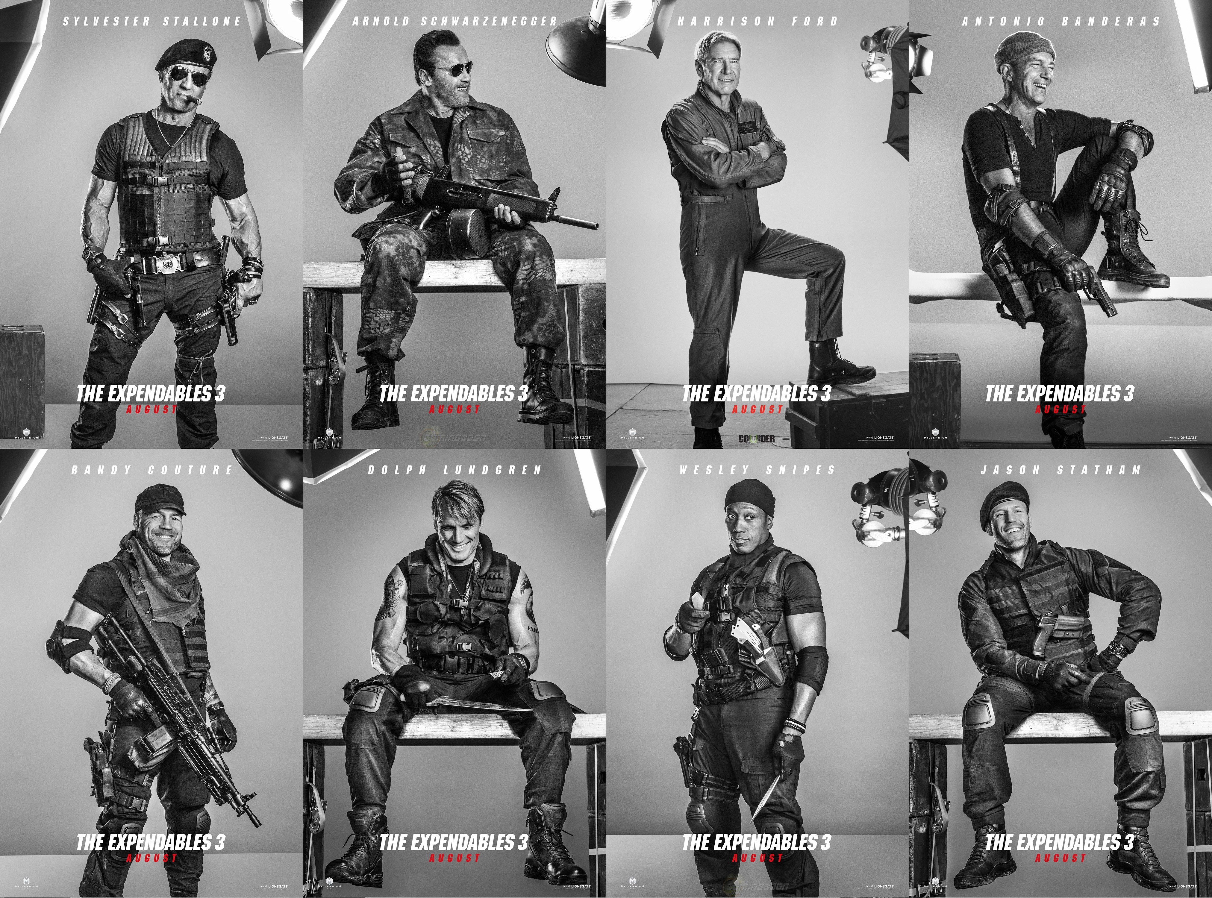 The Expendables 3 Cast Montage HD Wallpaper