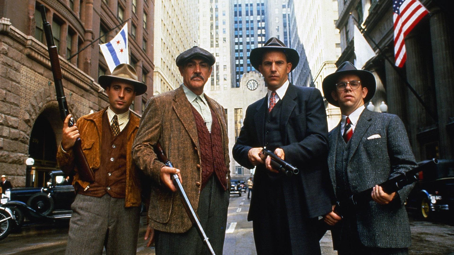 The Untouchables: Kevin Costner and Sean Connery HD Wallpaper