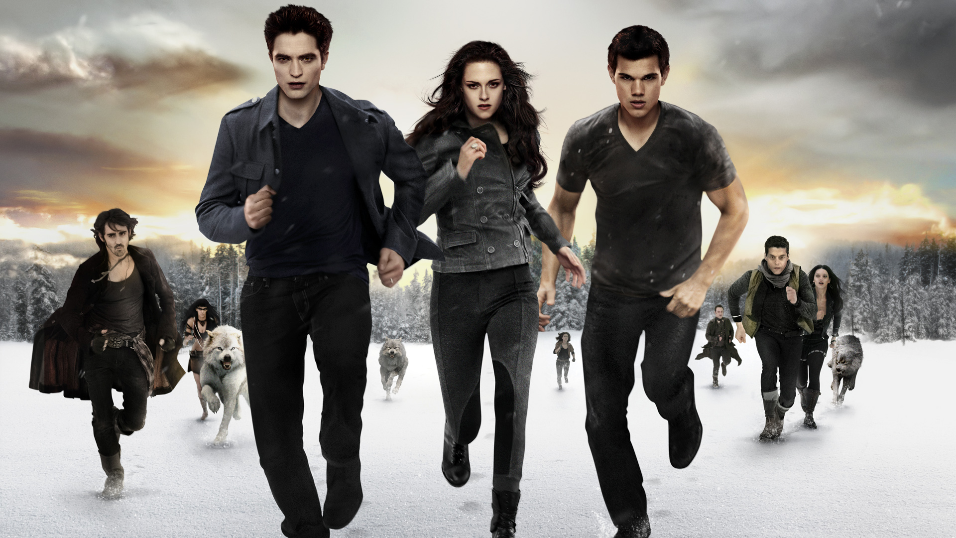 The Twilight Saga: Eclipse characters running HD Wallpaper