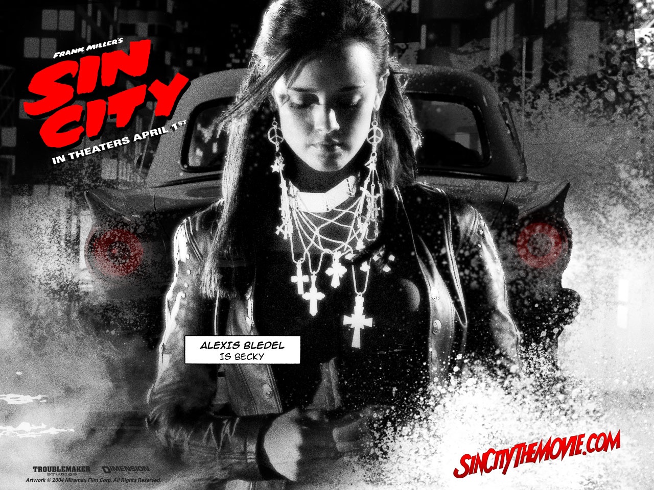 Alexis Bledel in Frank Miller's Sin City HD Wallpaper