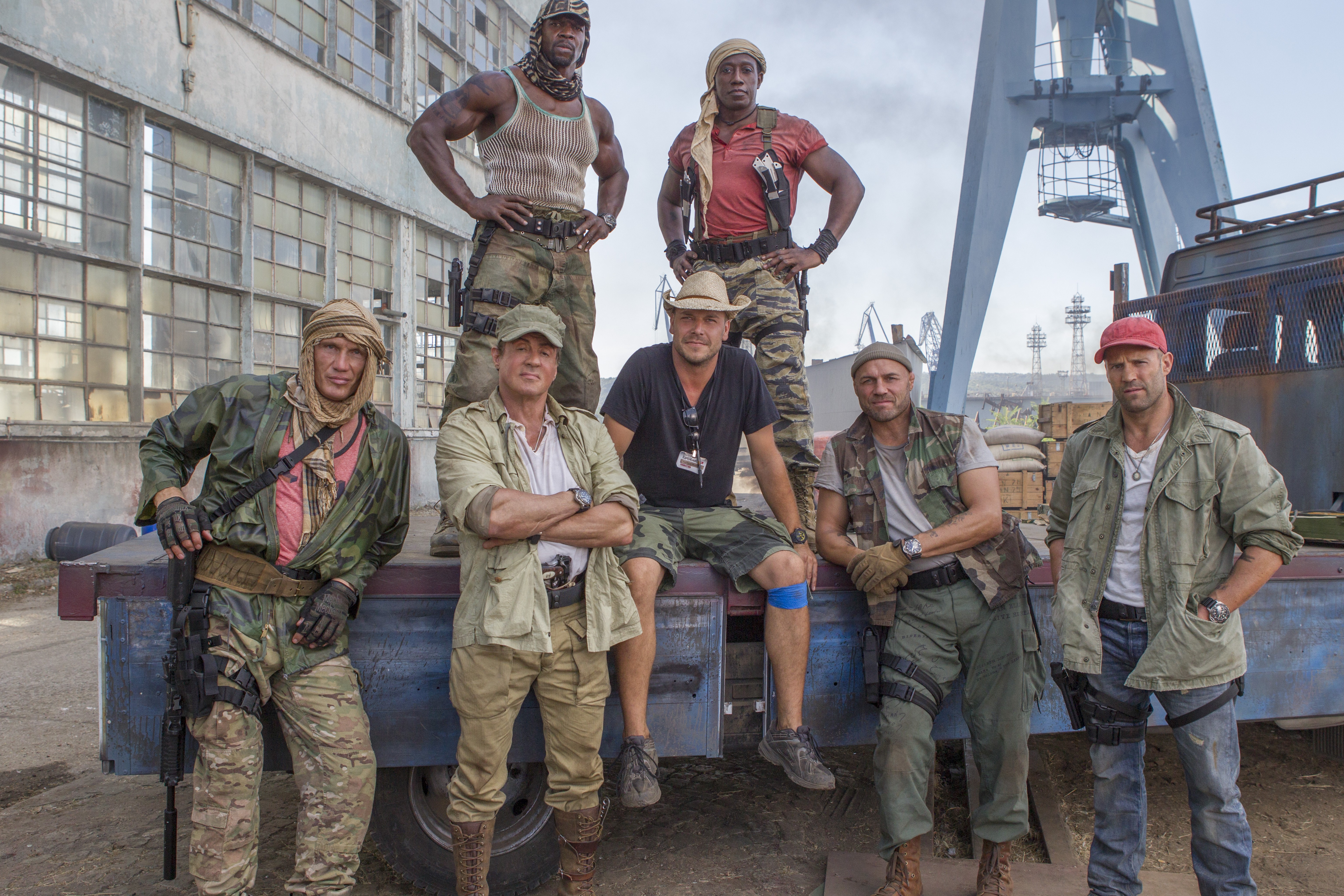The Expendables 3 cast and crew HD Wallpaper