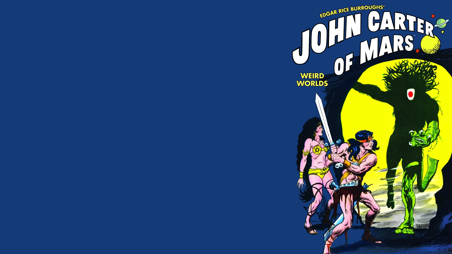 John Carter of Mars comic cover HD Wallpaper