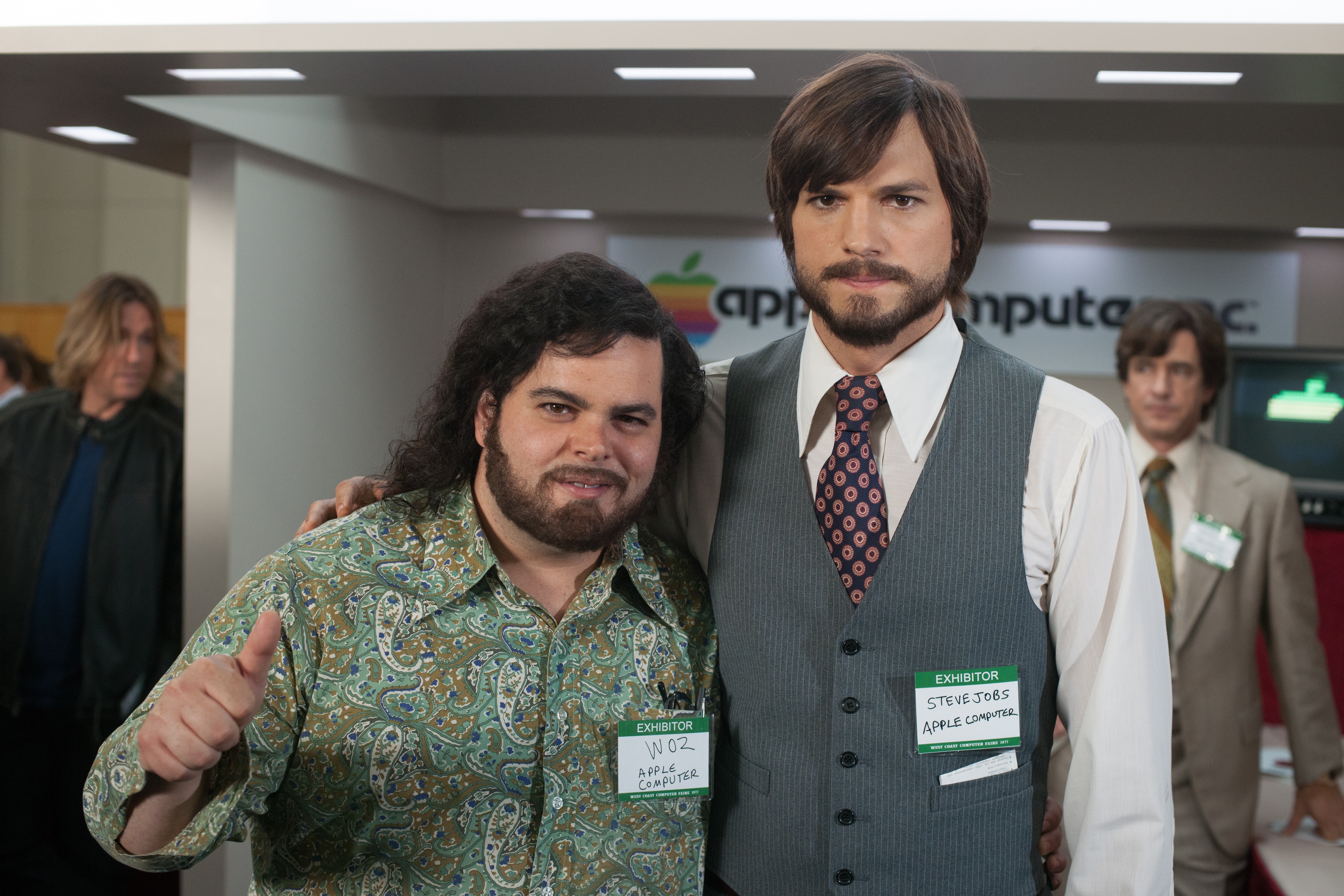 Steve Jobs and Steve Wozniak from Jobs HD Wallpaper