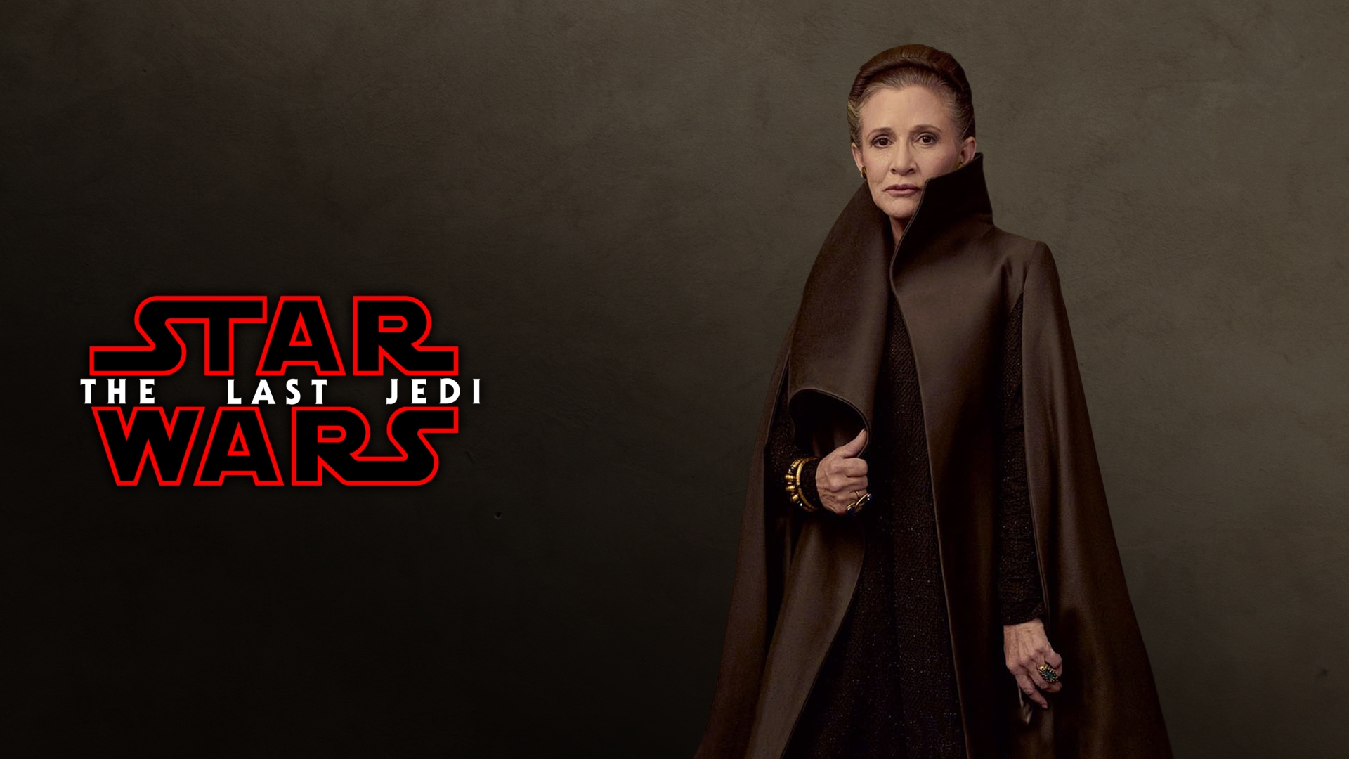 General Leia Organa from Star Wars: The Last Jedi HD Wallpaper