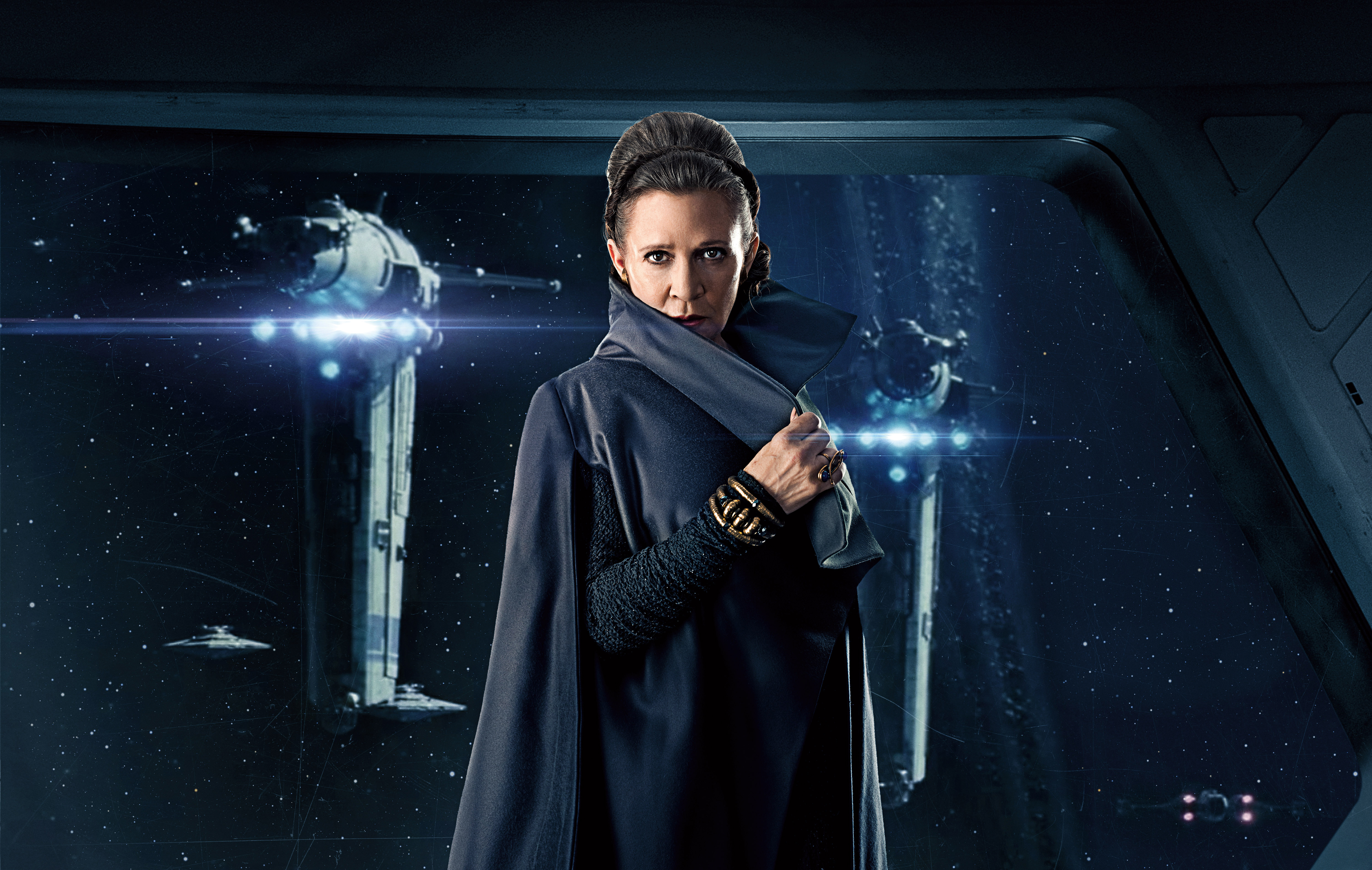General Leia Organa from Star Wars HD Wallpaper