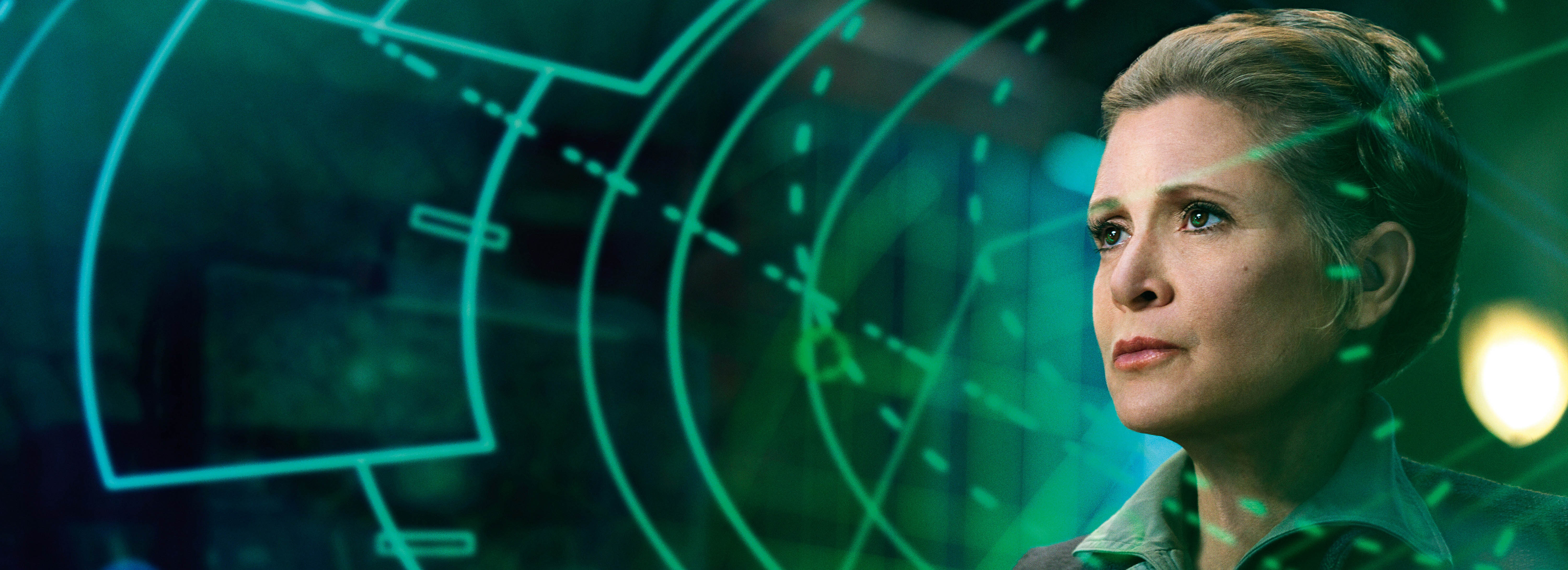 Carrie Fisher as Leia Organa in Star Wars HD Wallpaper
