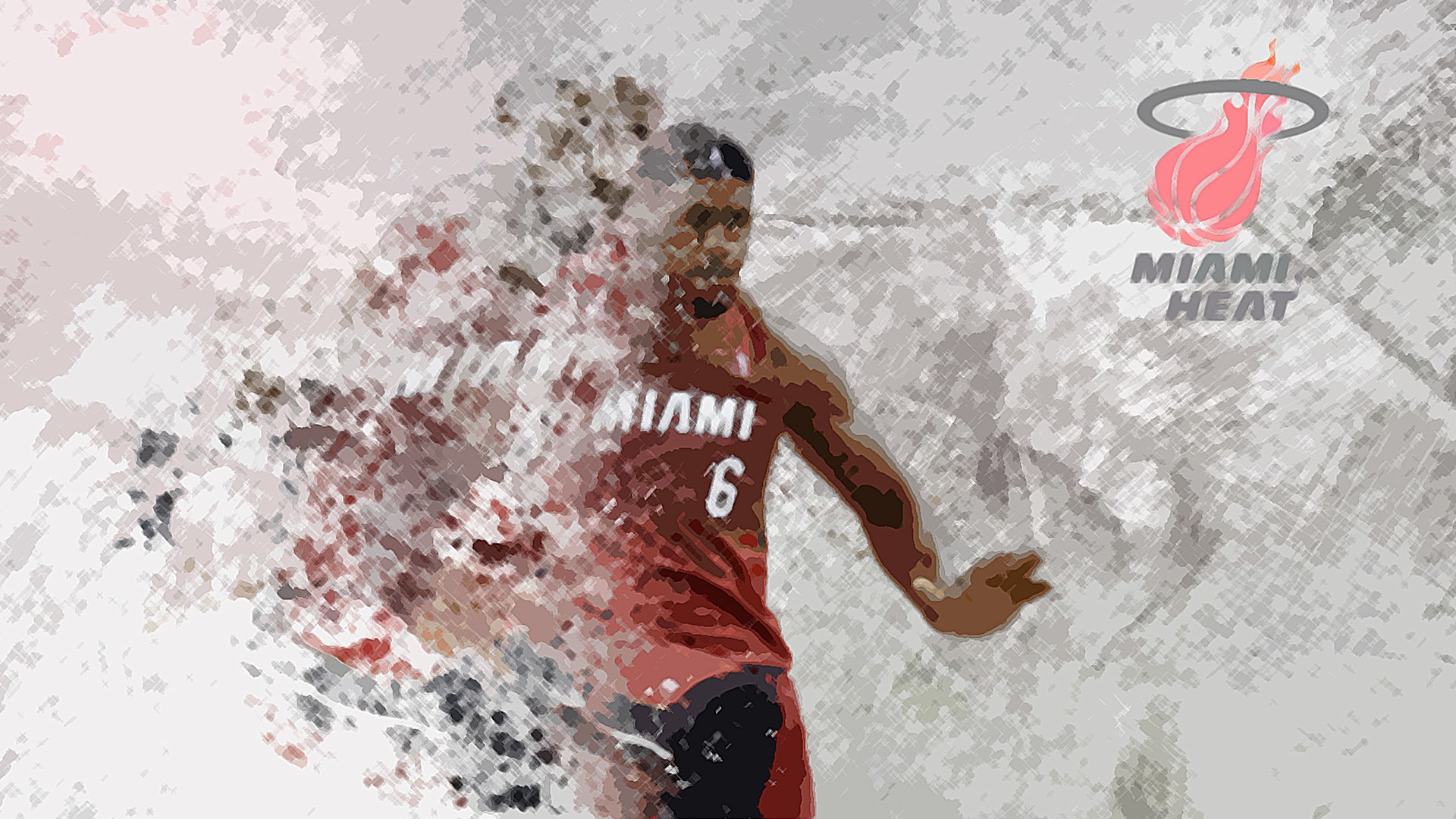 LeBron James Miami Heat HD Wallpaper