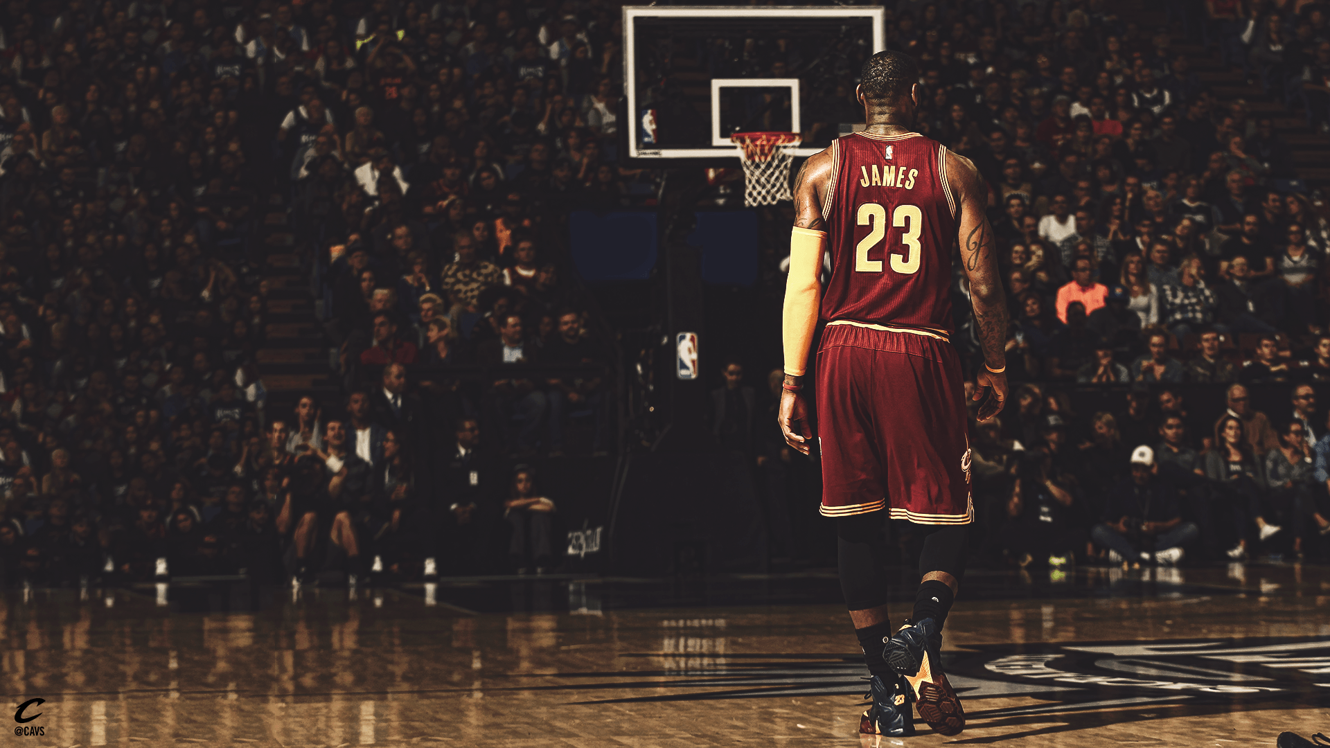 LeBron James from Cleveland Cavaliers HD Wallpaper