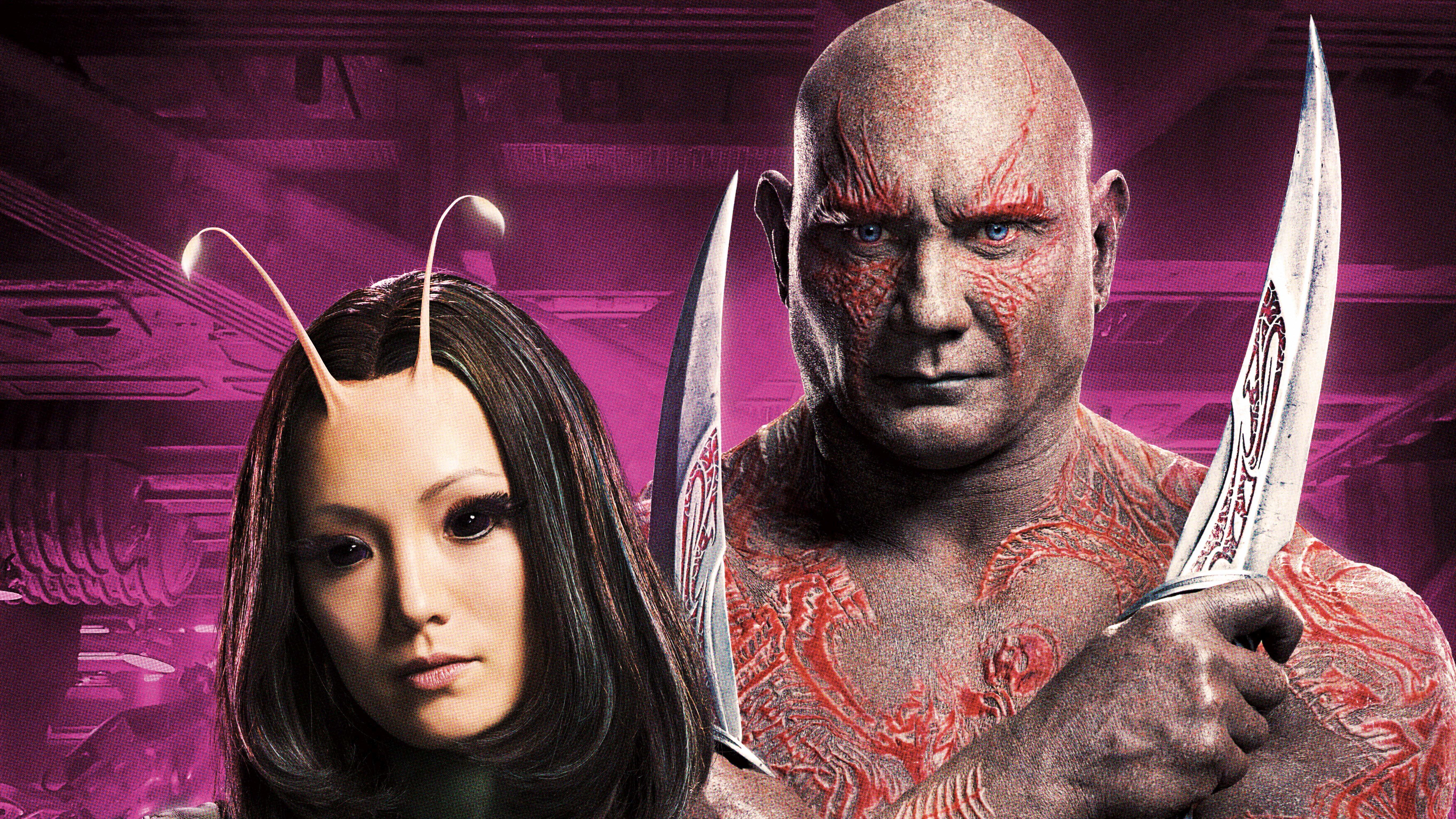 Mantis and Drax from Guardians of the Galaxy HD Wallpaper