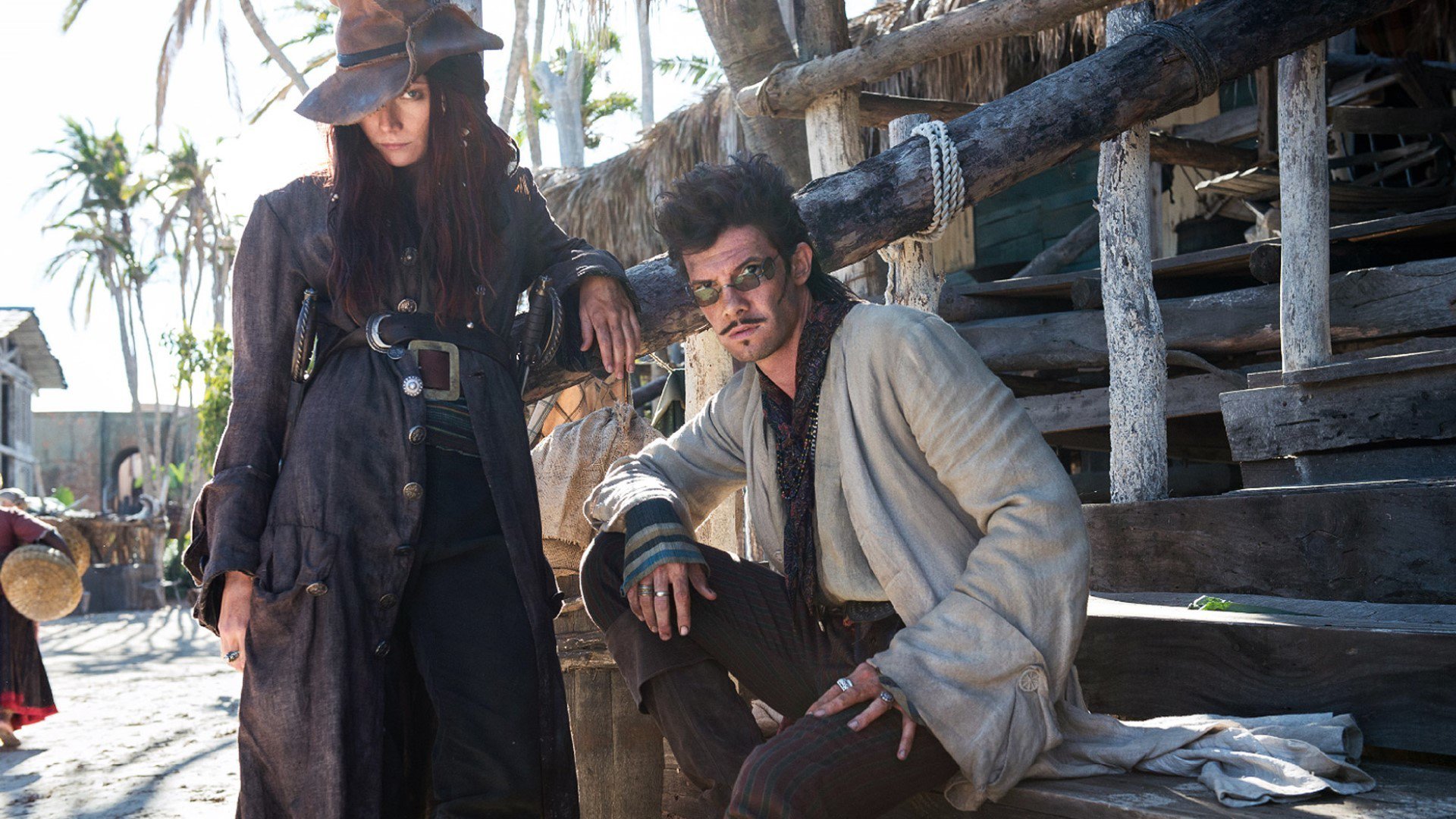 Toby Schmitz in pirate costume HD Wallpaper