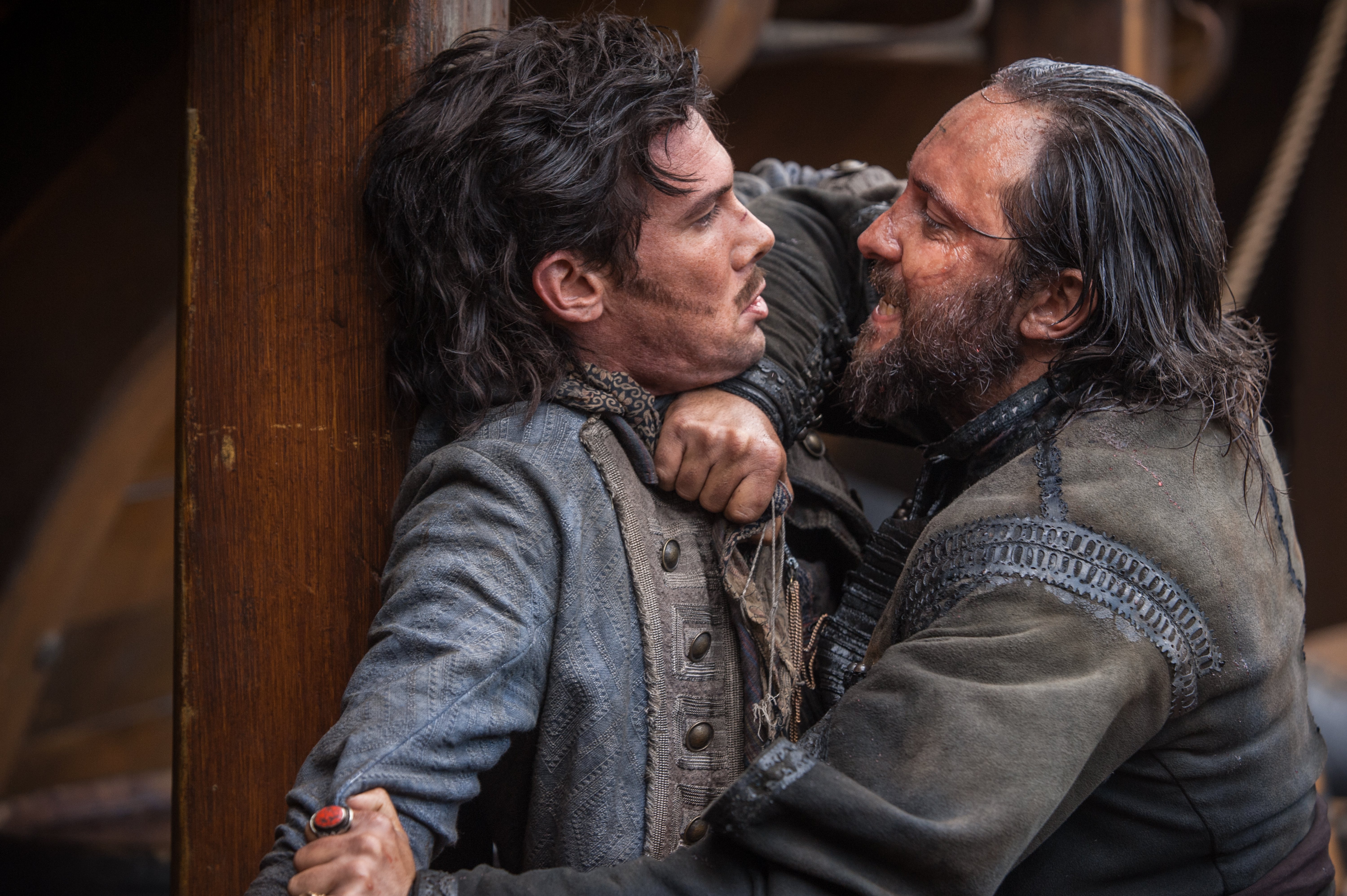 Toby Schmitz in a fight scene HD Wallpaper