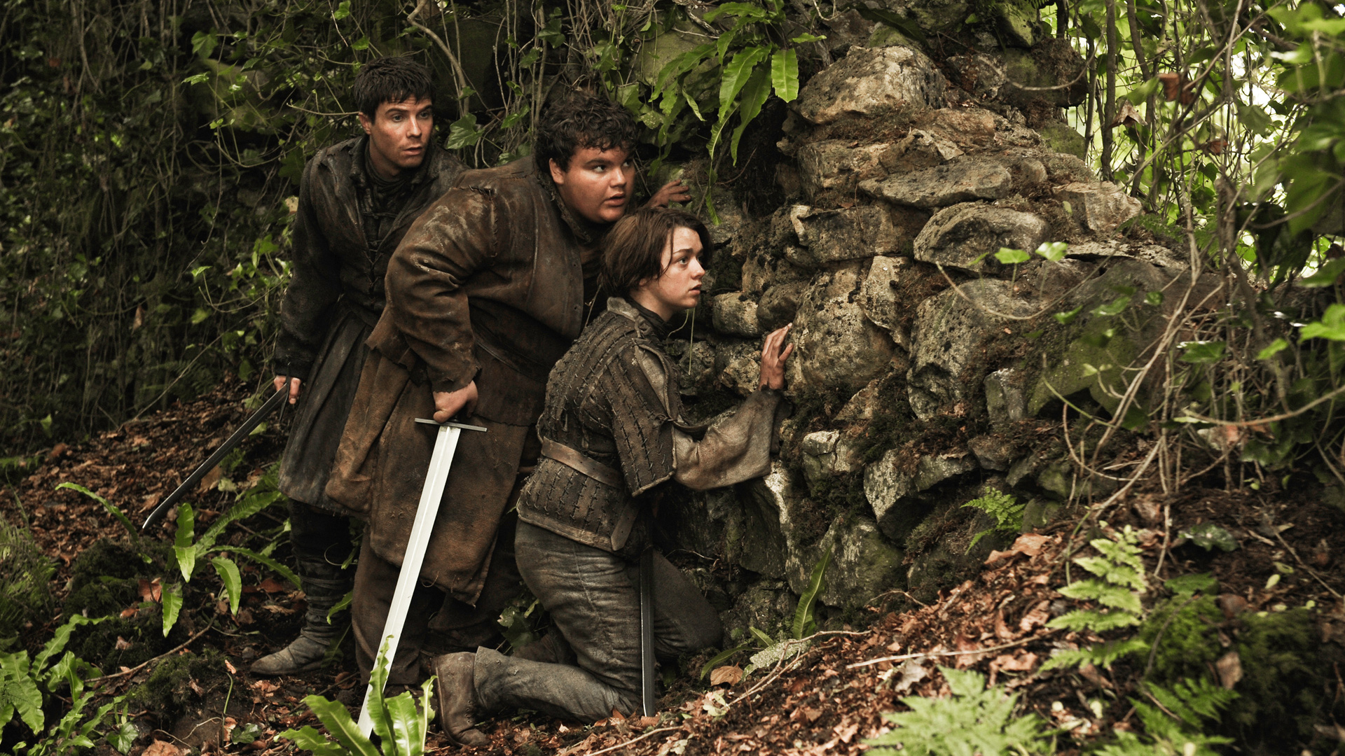 Gendry, Arya, and Hot Pie from Game of Thrones HD Wallpaper
