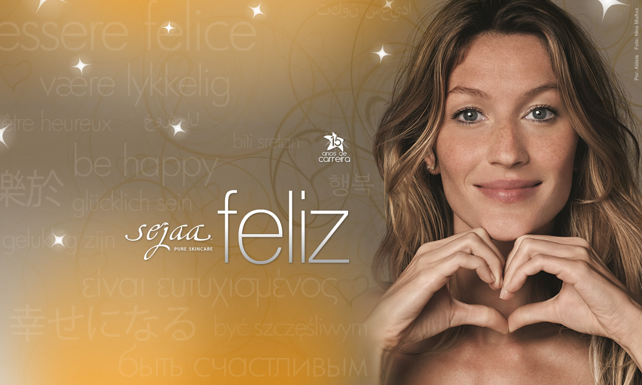Gisele Bündchen for Sejaa Pure Skincare HD Wallpaper