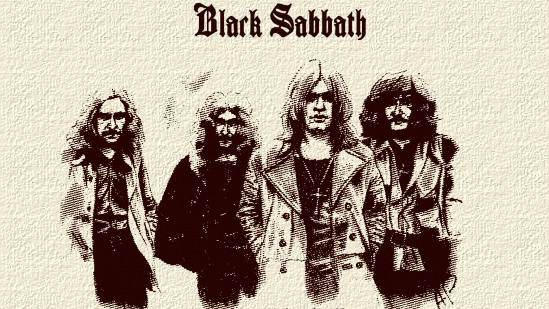 Black Sabbath band members HD Wallpaper