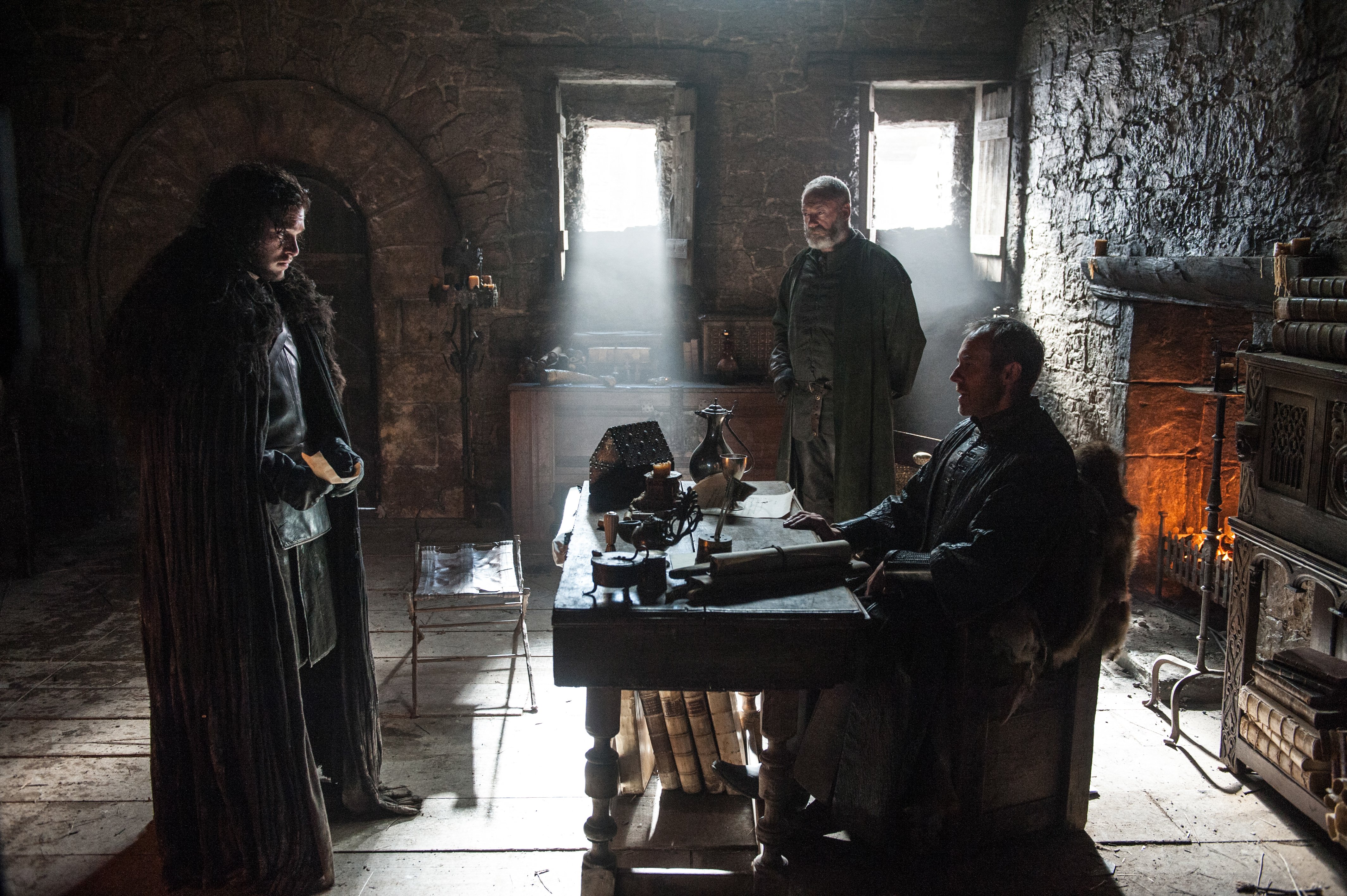 Jon Snow and Stannis Baratheon in Game of Thrones HD Wallpaper