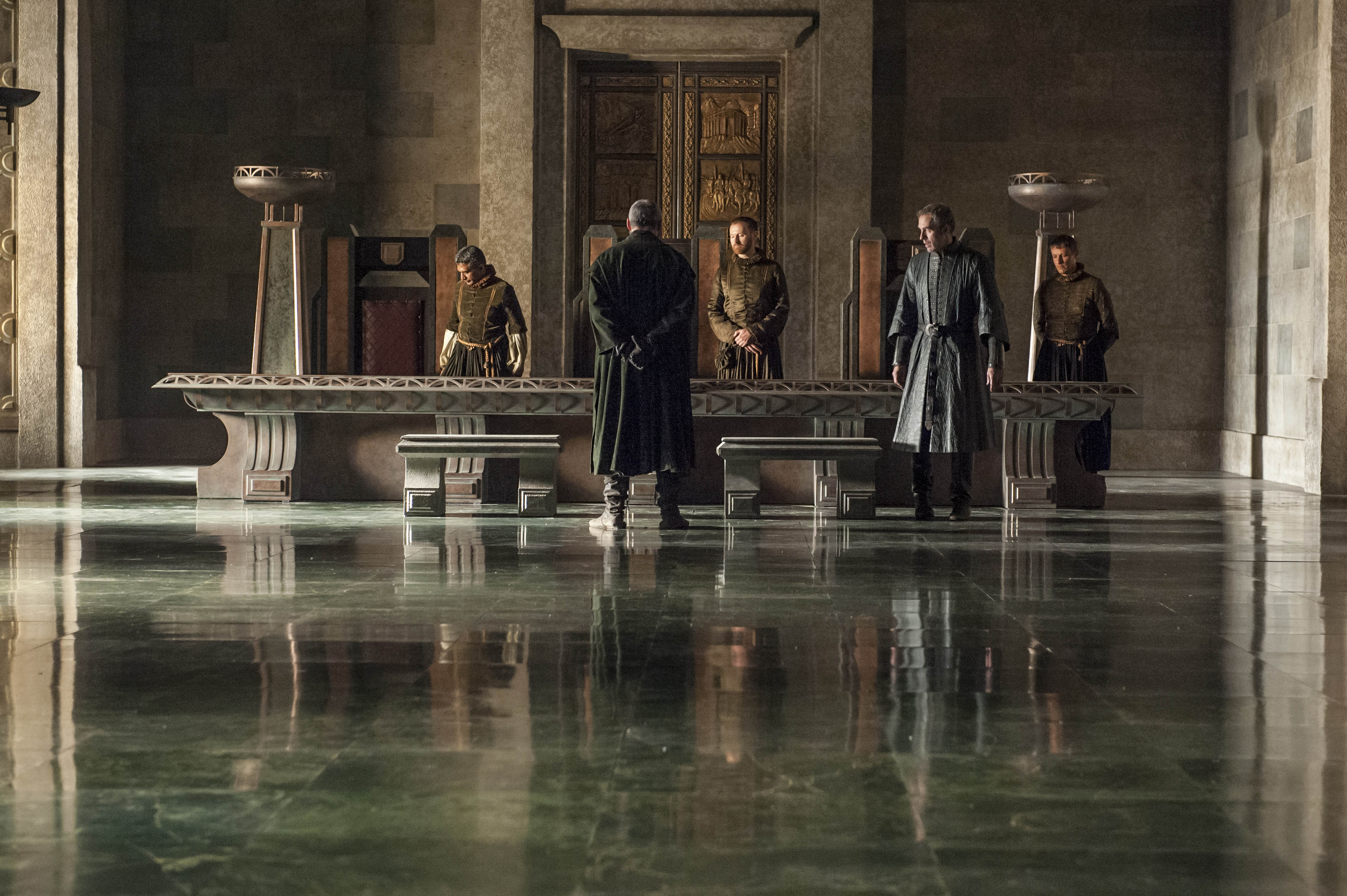 Stephen Dillane in a grand hall HD Wallpaper