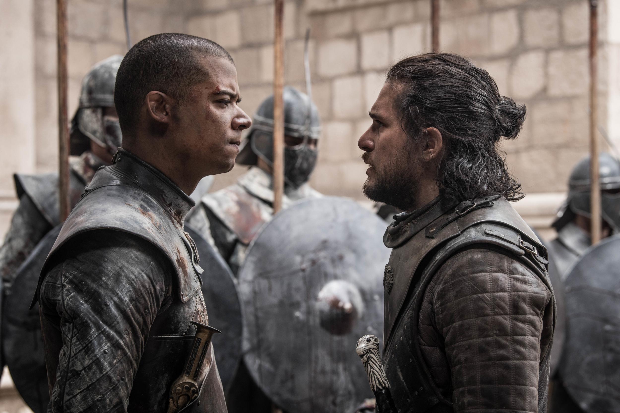 Grey Worm and Jon Snow from Game of Thrones HD Wallpaper