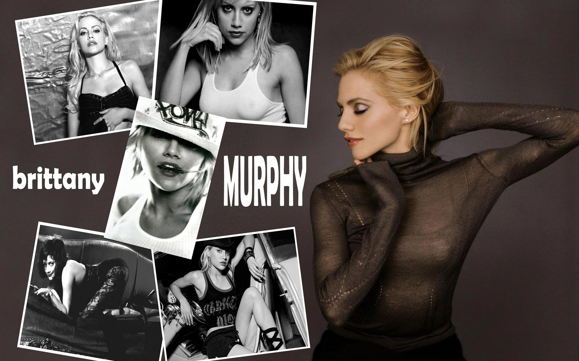 Brittany Murphy collage HD Wallpaper