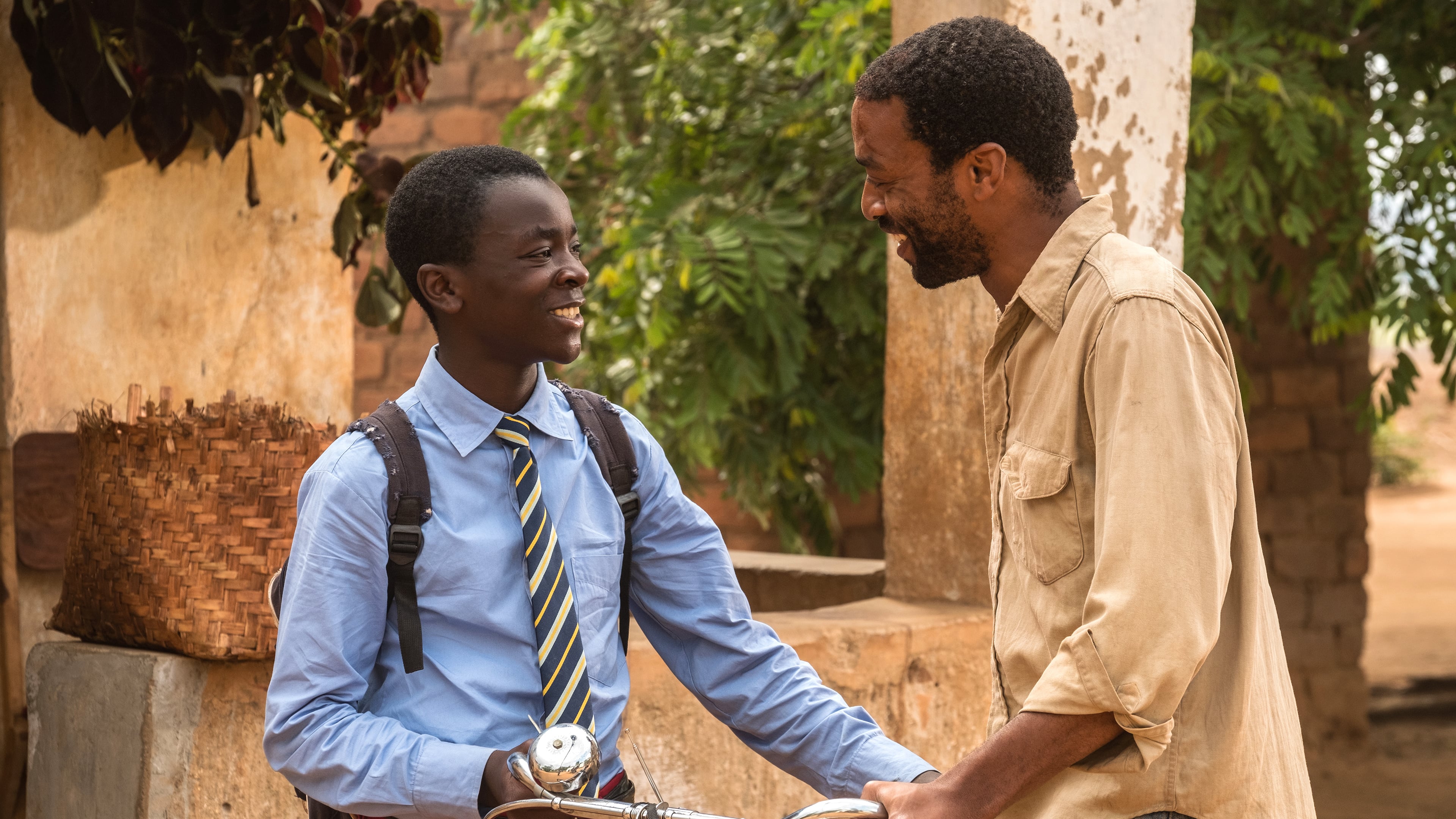 William Kamkwamba and his father from The Boy Who Harnessed the Wind HD Wallpaper