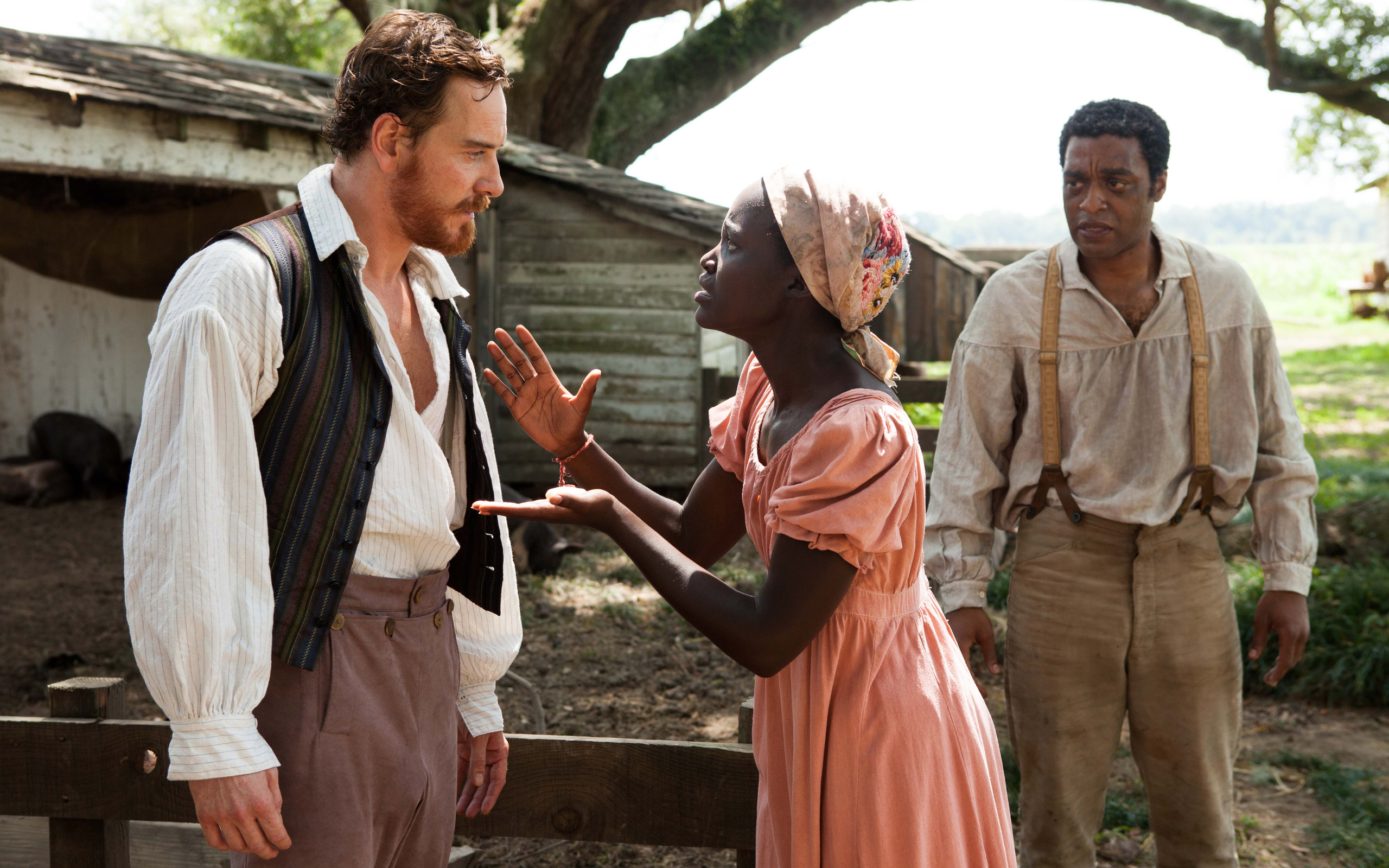 Solomon Northup and Patsey with Edwin Epps HD Wallpaper