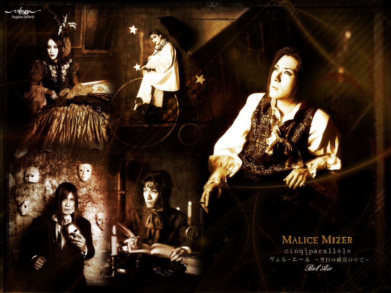 Malice Mizer by Angelos Gottardi HD Wallpaper