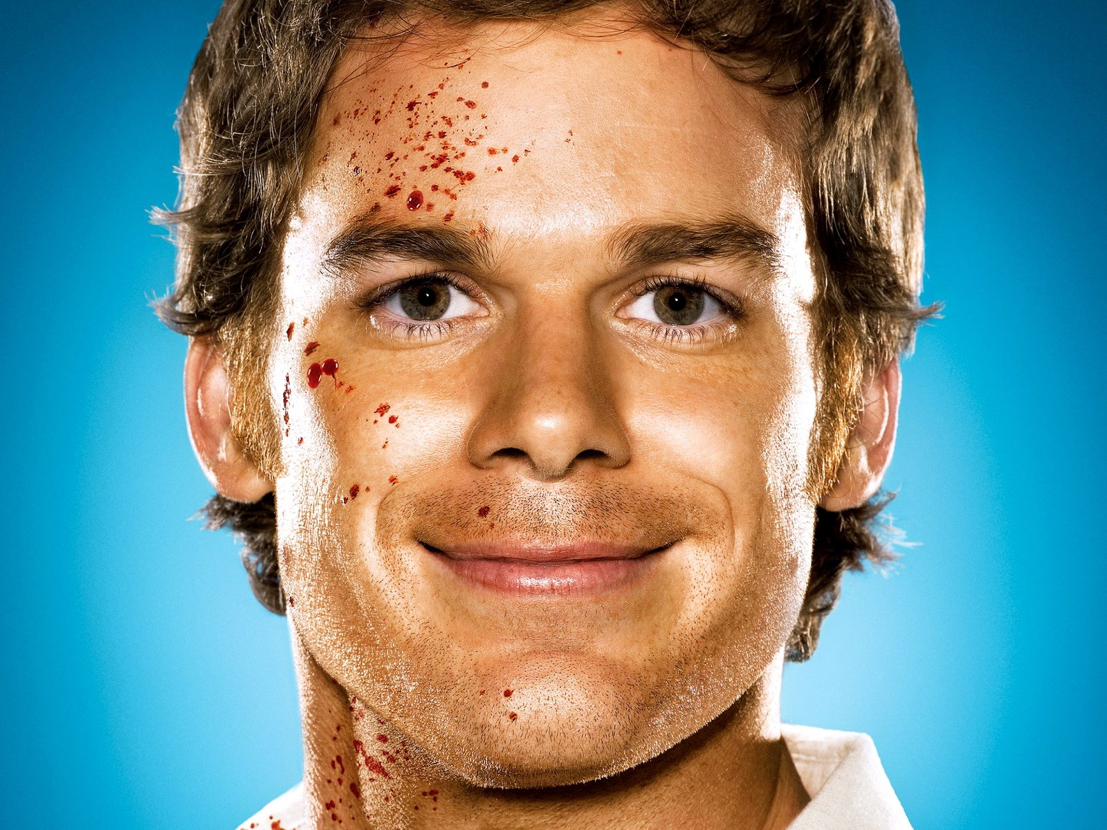 Michael C. Hall with blood splatters HD Wallpaper