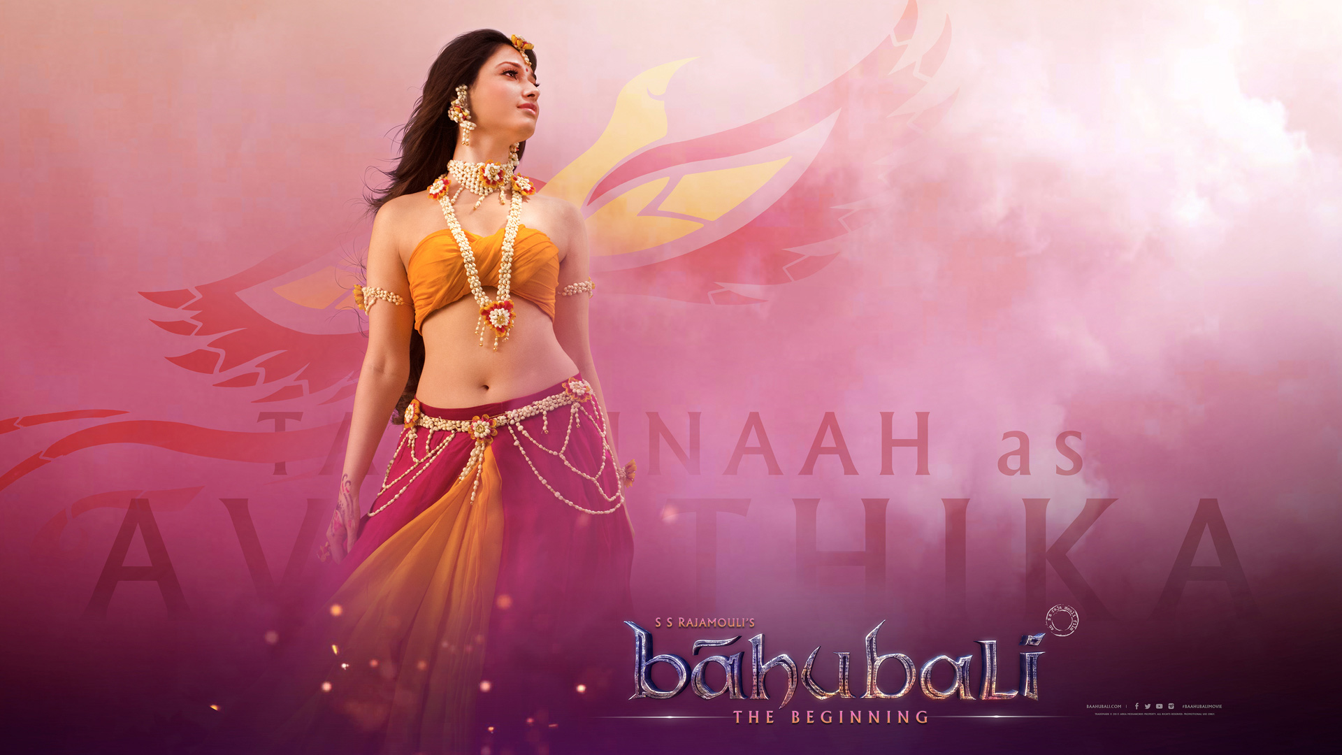 Tamannaah Bhatia as Avantika from Baahubali: The Beginning HD Wallpaper