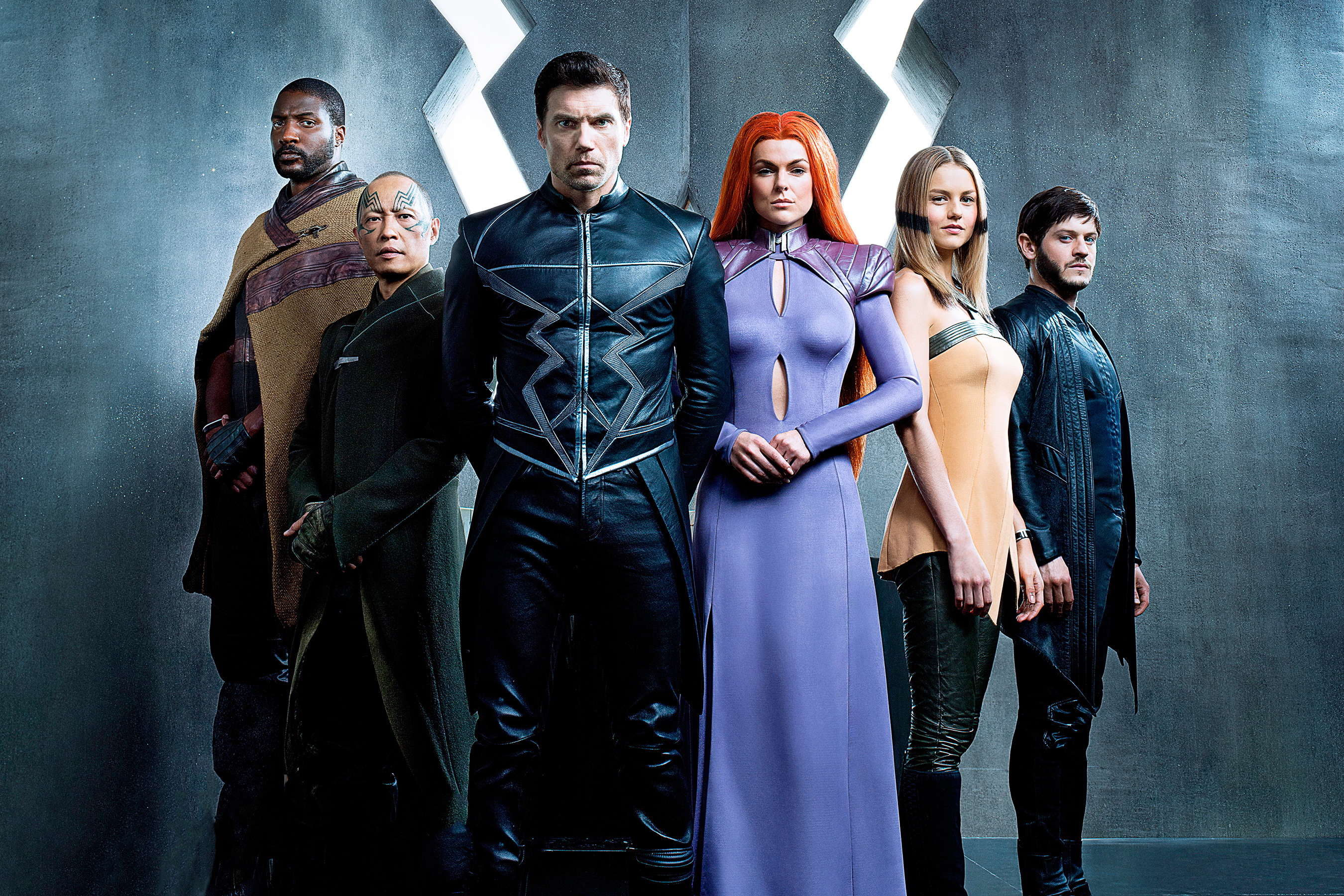 Inhumans cast posing for a promotional photo HD Wallpaper