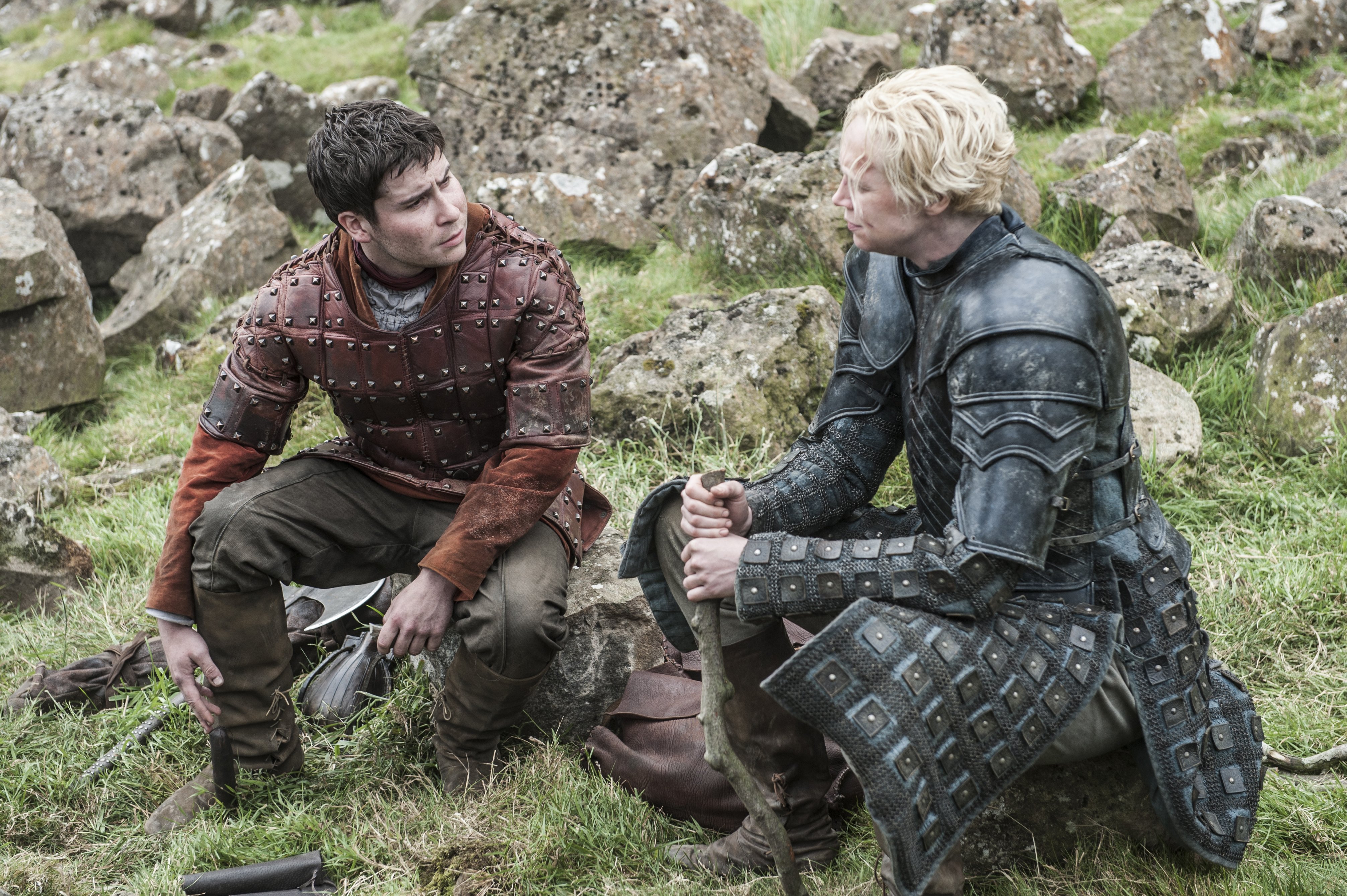 Podrick Payne and Brienne of Tarth HD Wallpaper