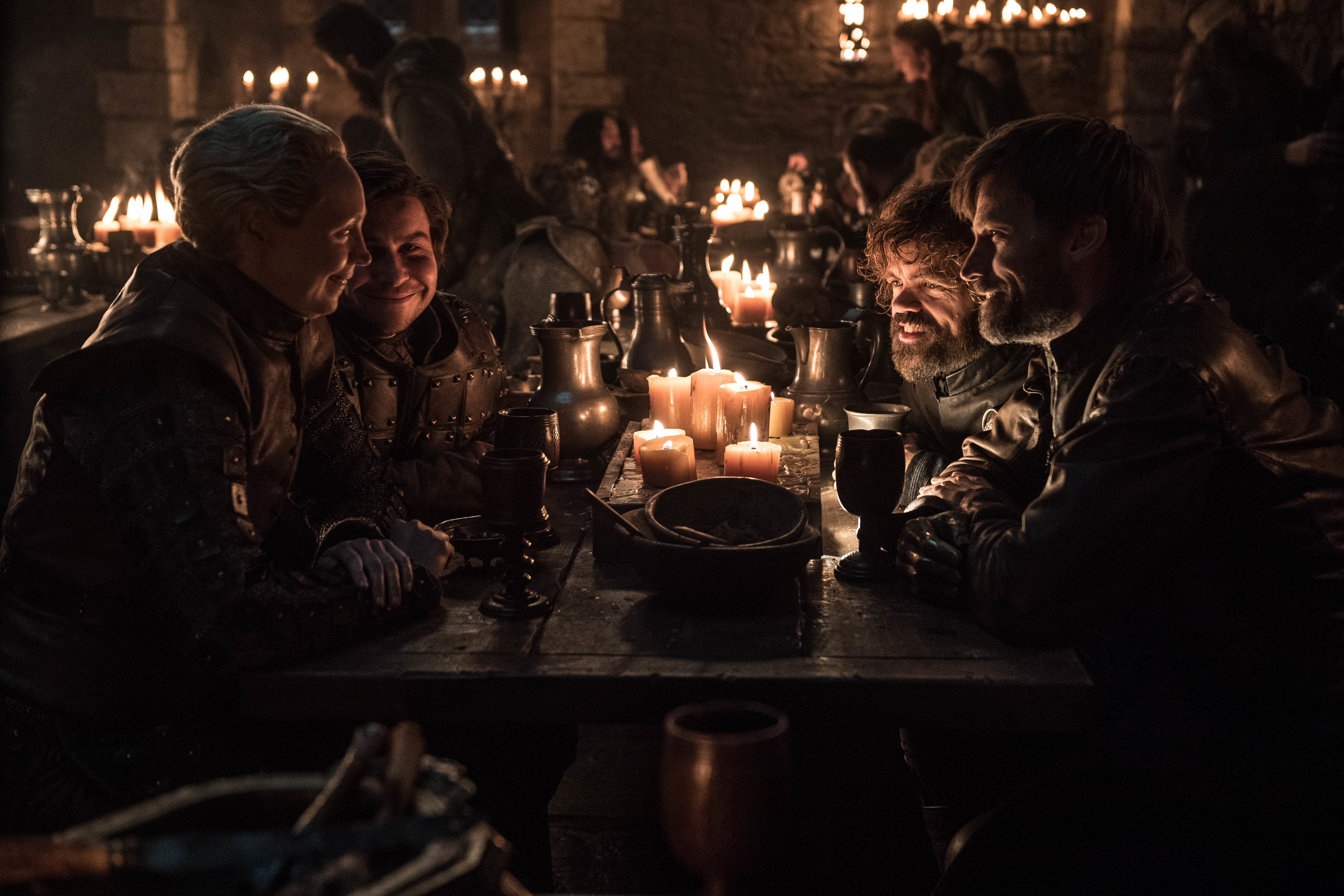 Game of Thrones: Tyrion Lannister and Podrick Payne at a Feast HD Wallpaper