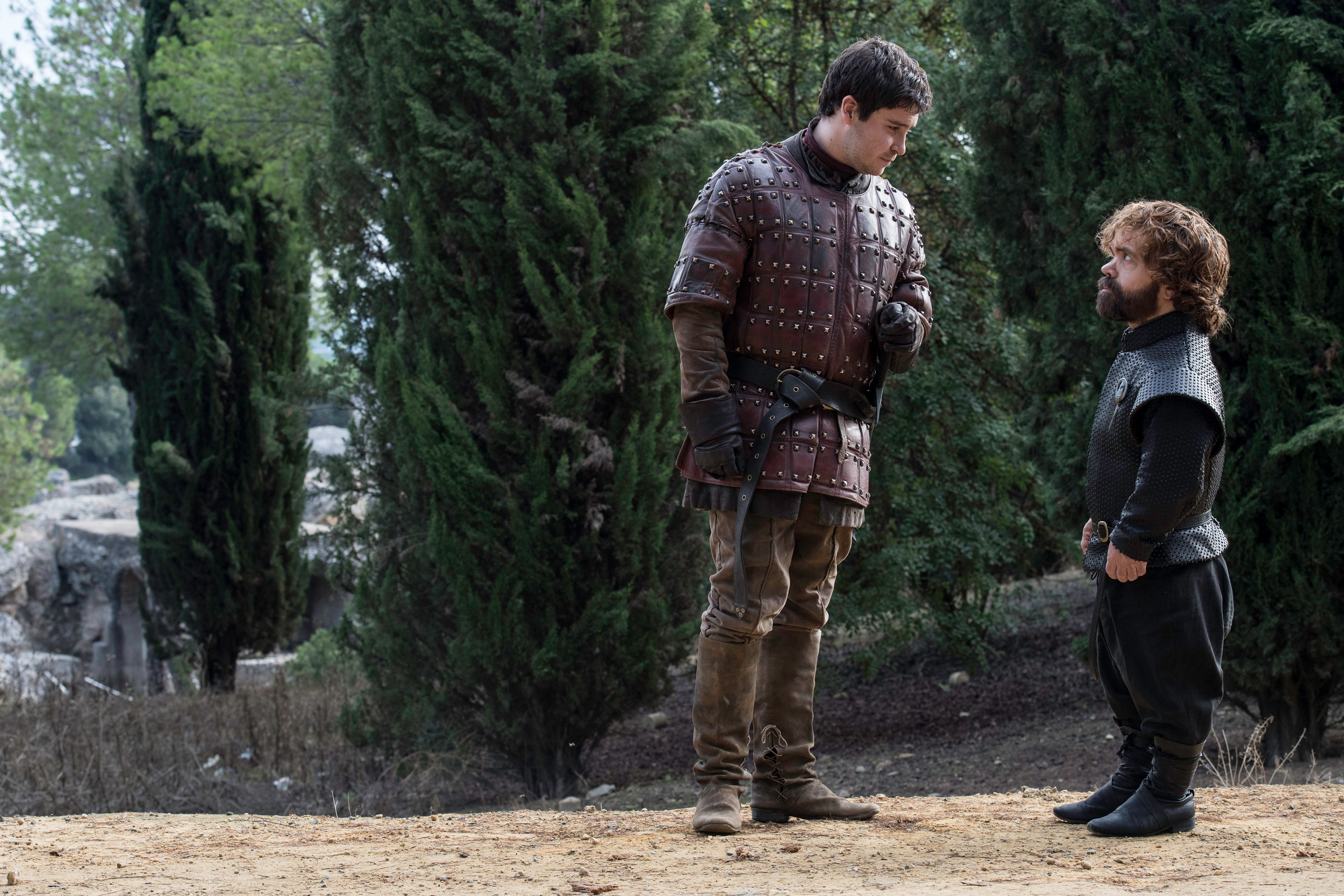 Podrick Payne and Tyrion Lannister from Game of Thrones HD Wallpaper