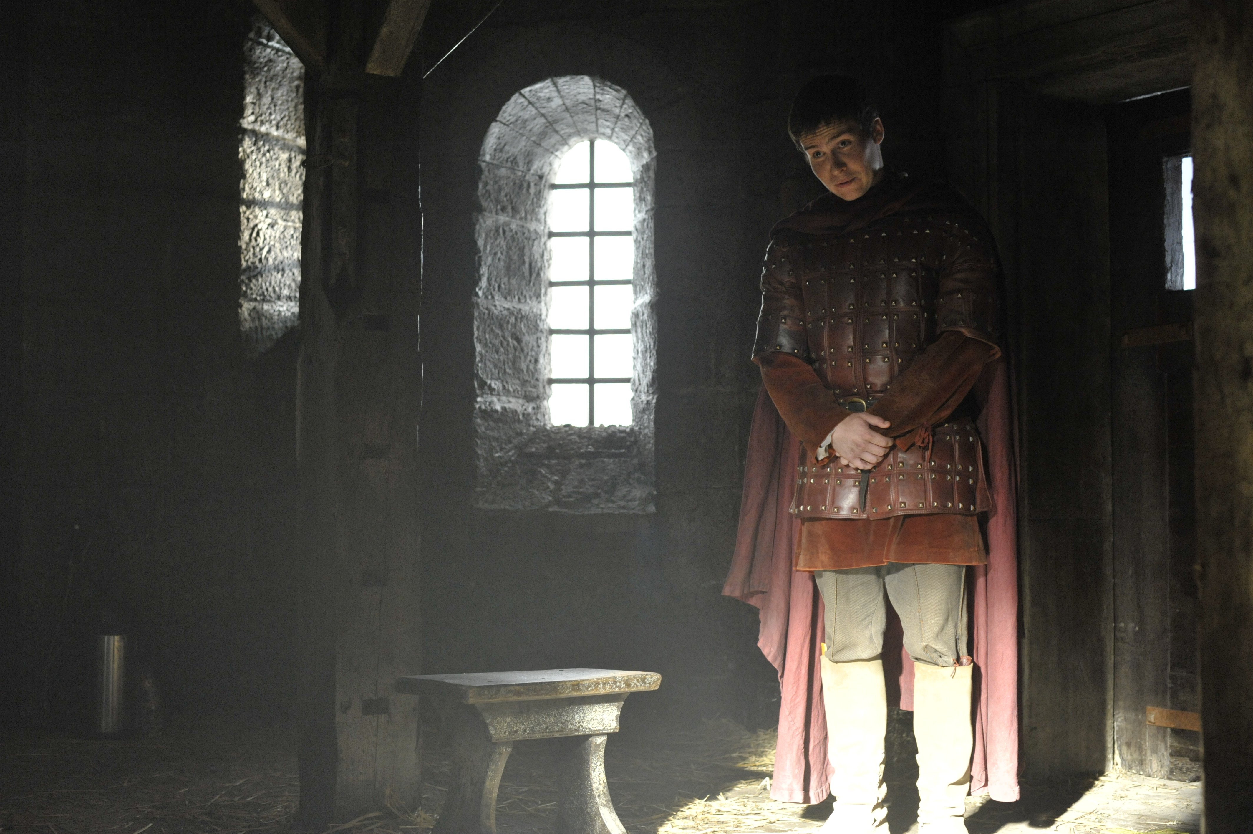 Daniel Portman in medieval armor HD Wallpaper