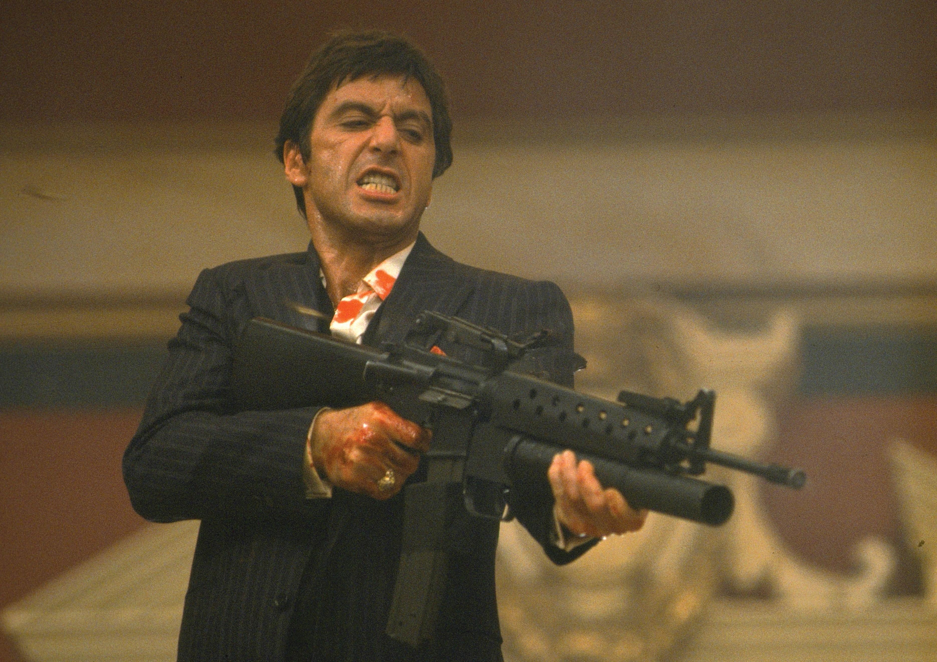 Al Pacino as Tony Montana in Scarface HD Wallpaper