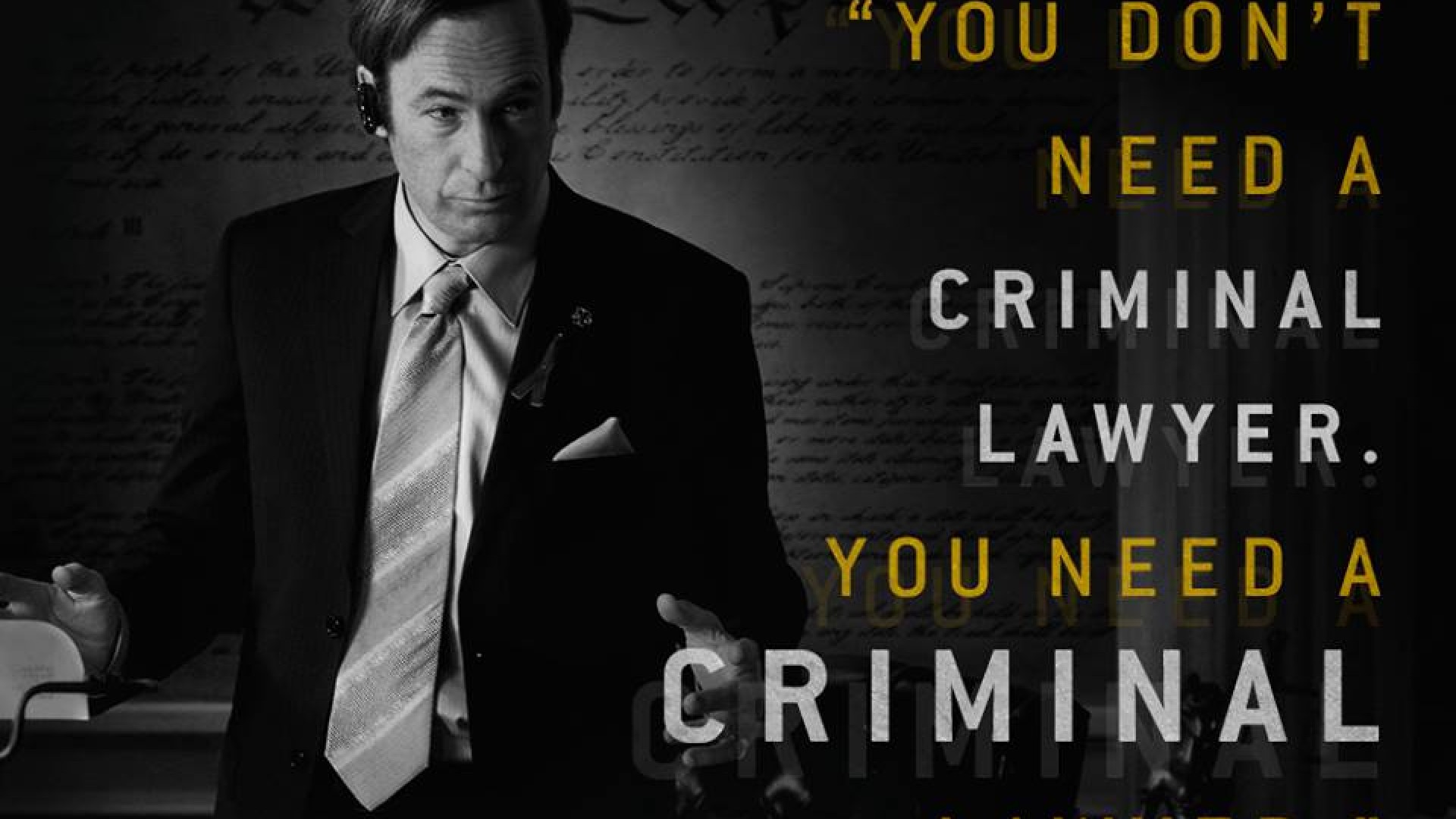 Bob Odenkirk as Saul Goodman in Better Call Saul HD Wallpaper