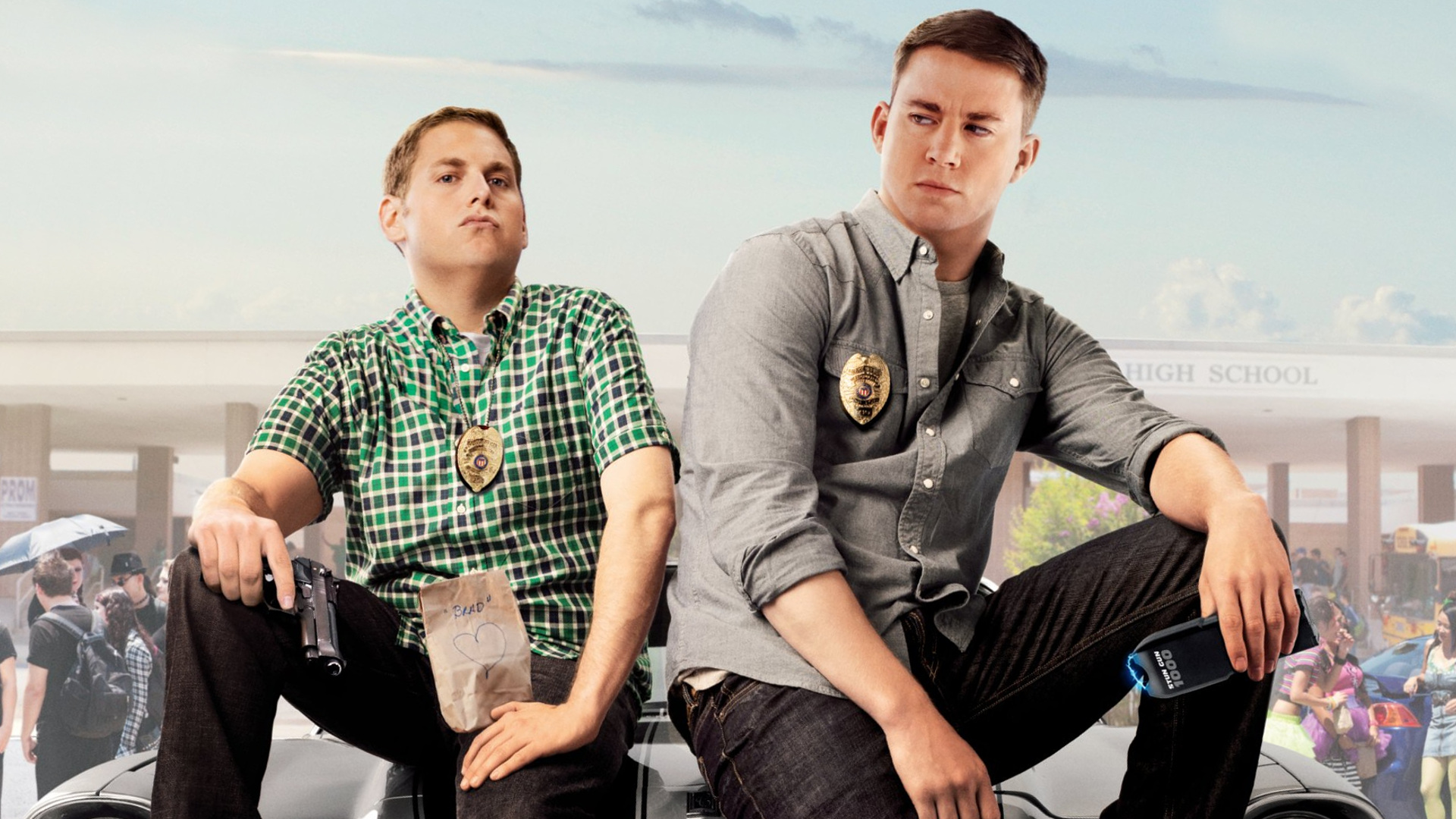 Schmidt and Jenko from 21 Jump Street HD Wallpaper