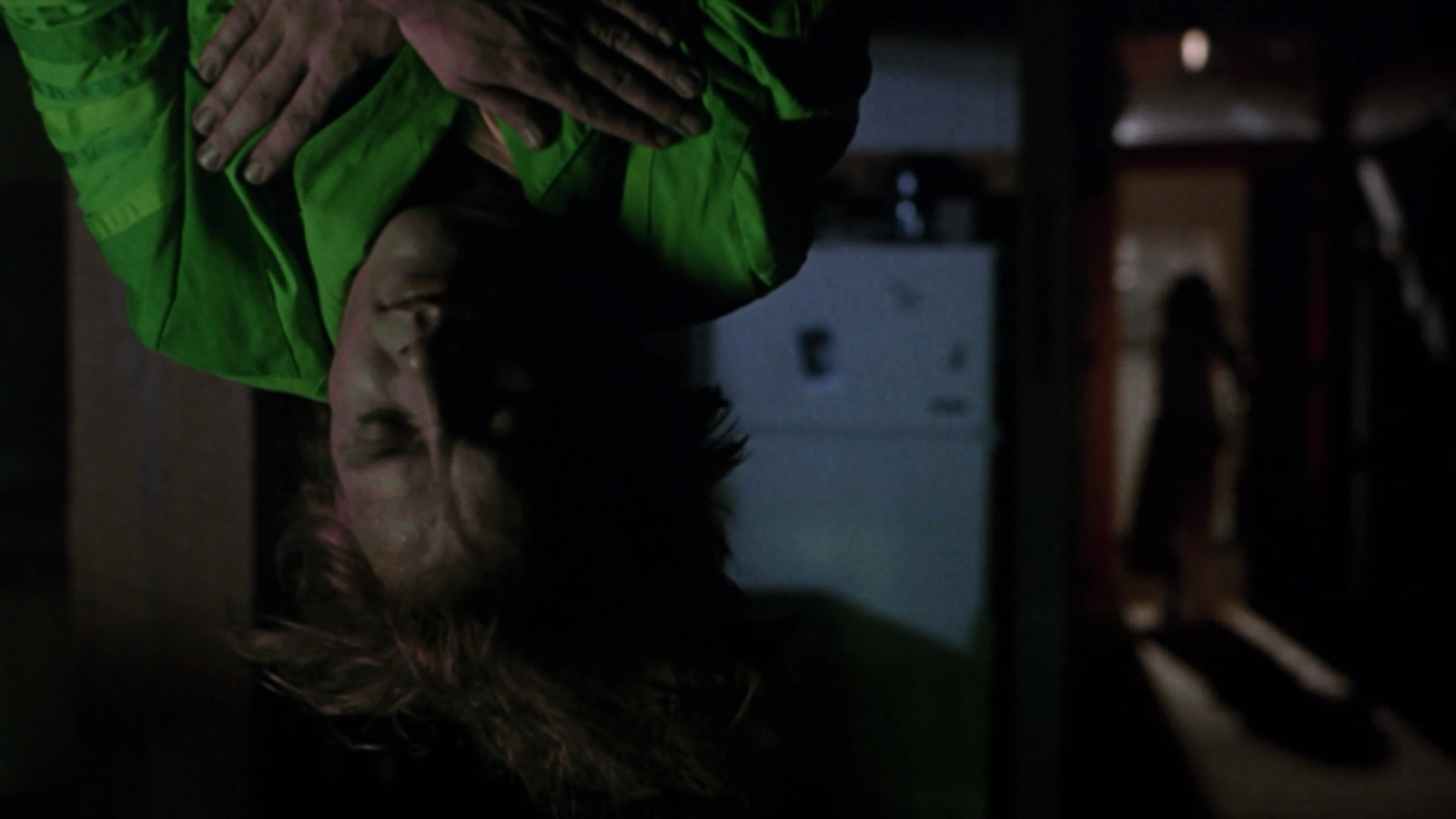 Rik Mayall hanging upside down HD Wallpaper