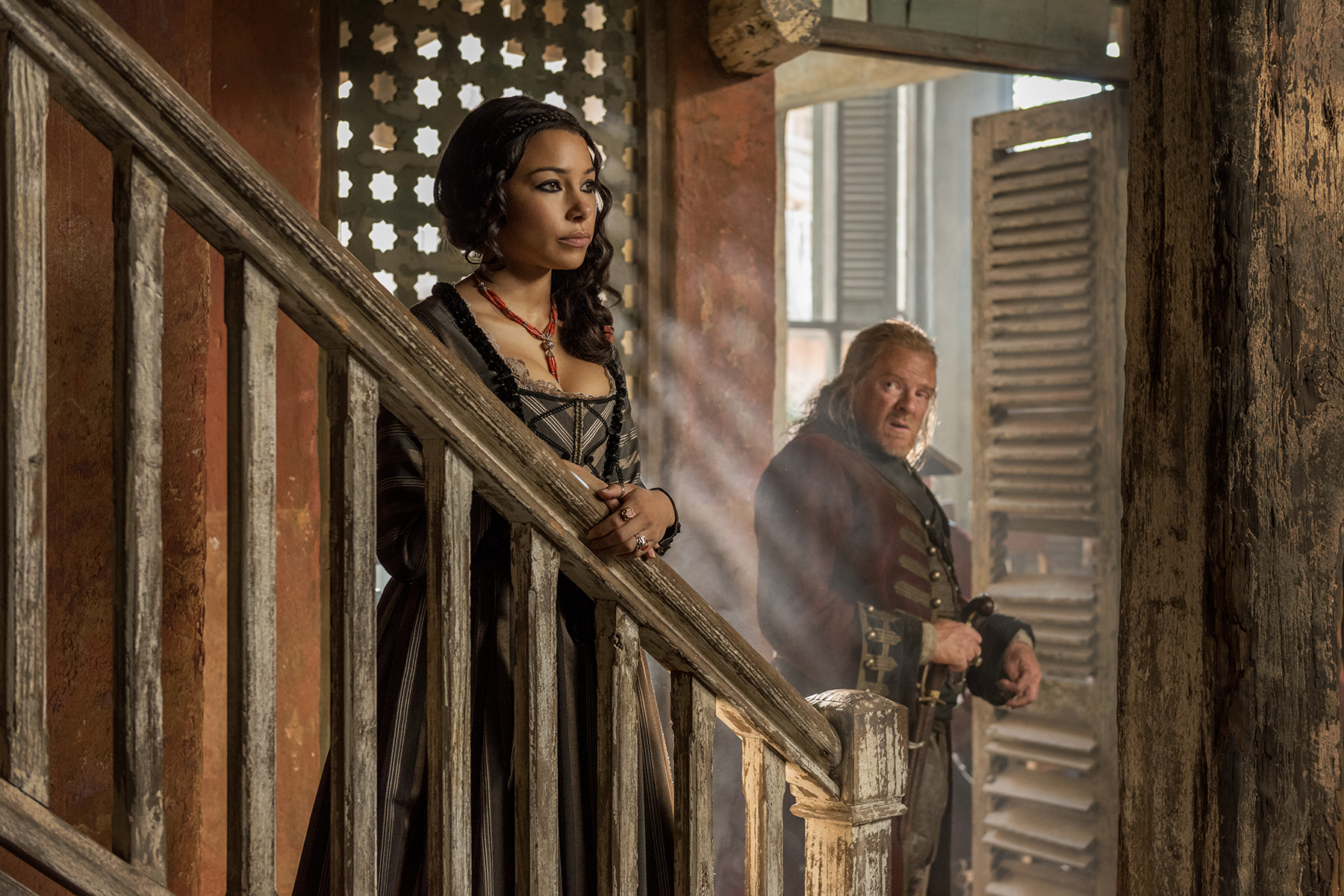 Jessica Parker Kennedy in historical costume HD Wallpaper