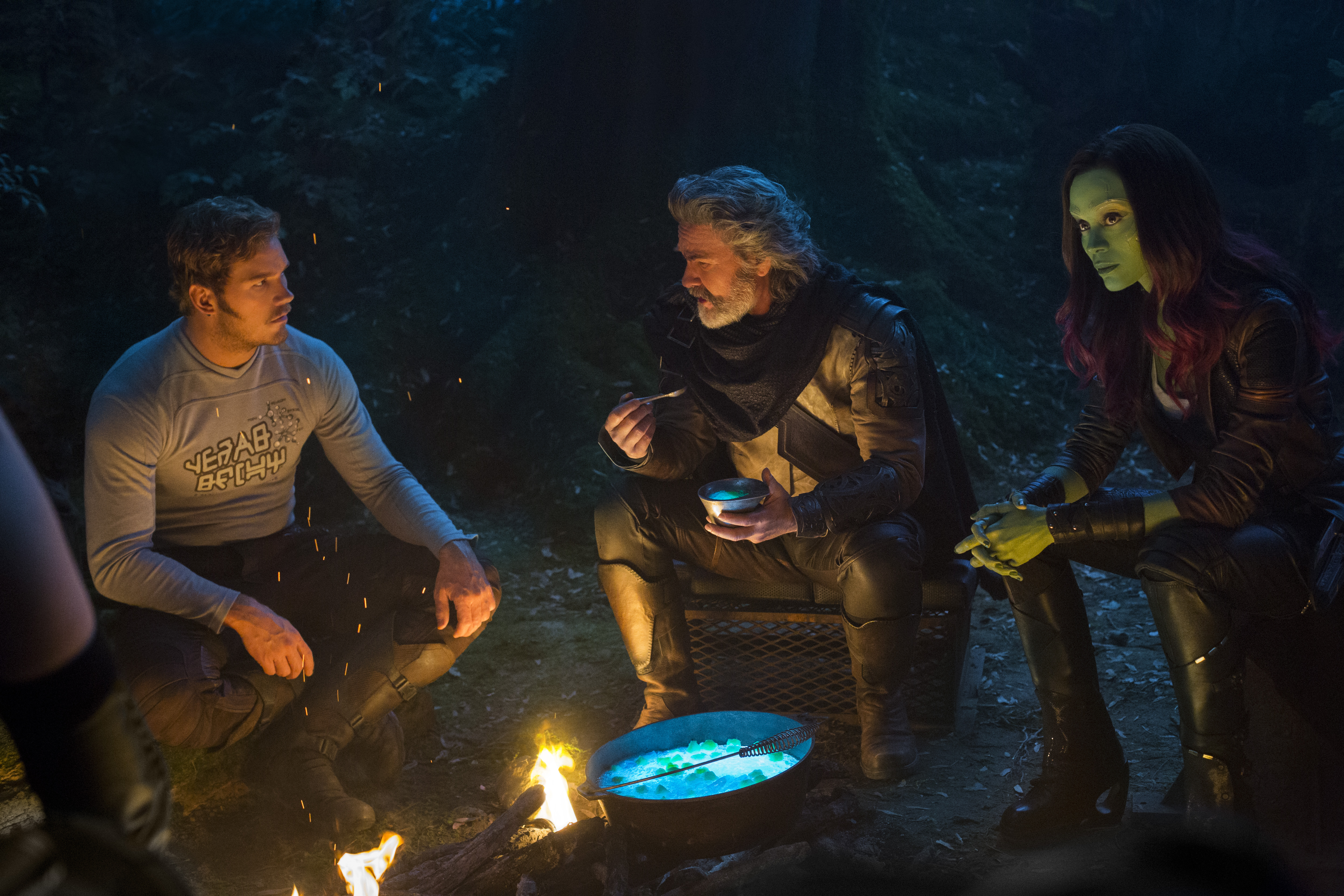 Ego and Gamora from Guardians of the Galaxy HD Wallpaper
