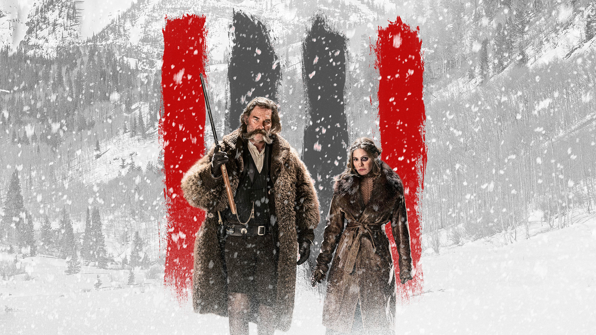 Major Marquis Warren and Daisy Domergue from The Hateful Eight HD Wallpaper