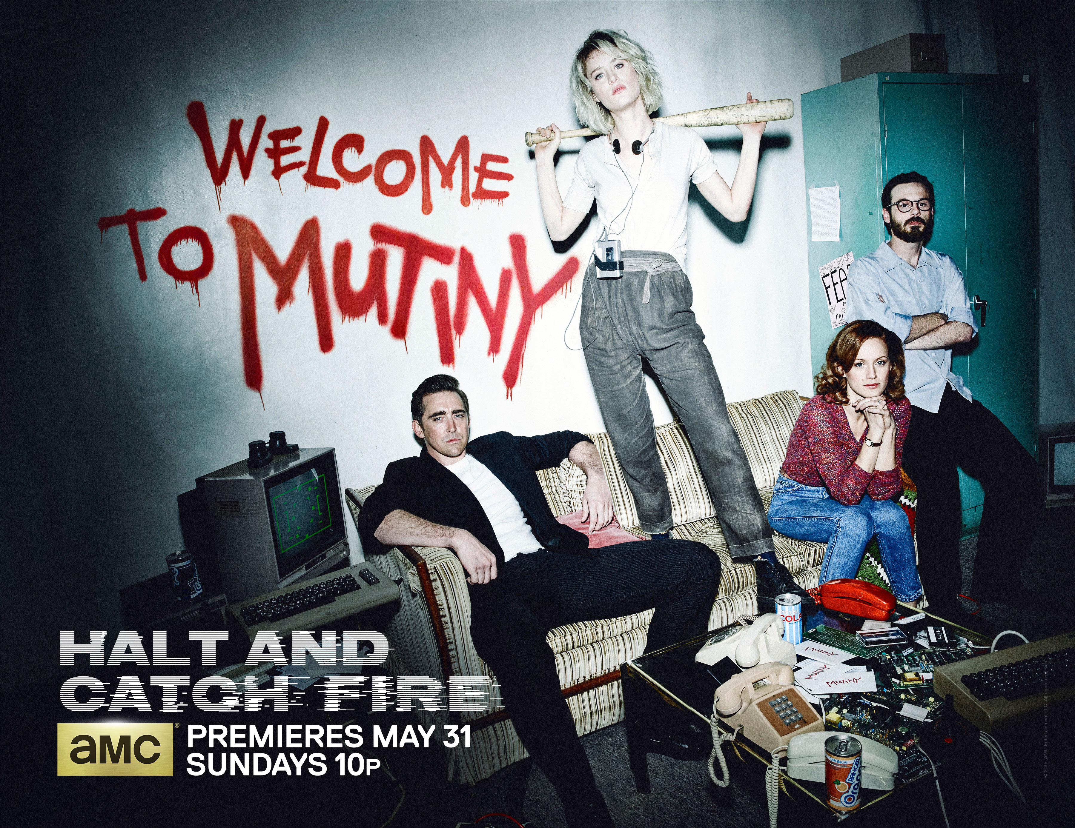 Halt and Catch Fire AMC Series Poster HD Wallpaper